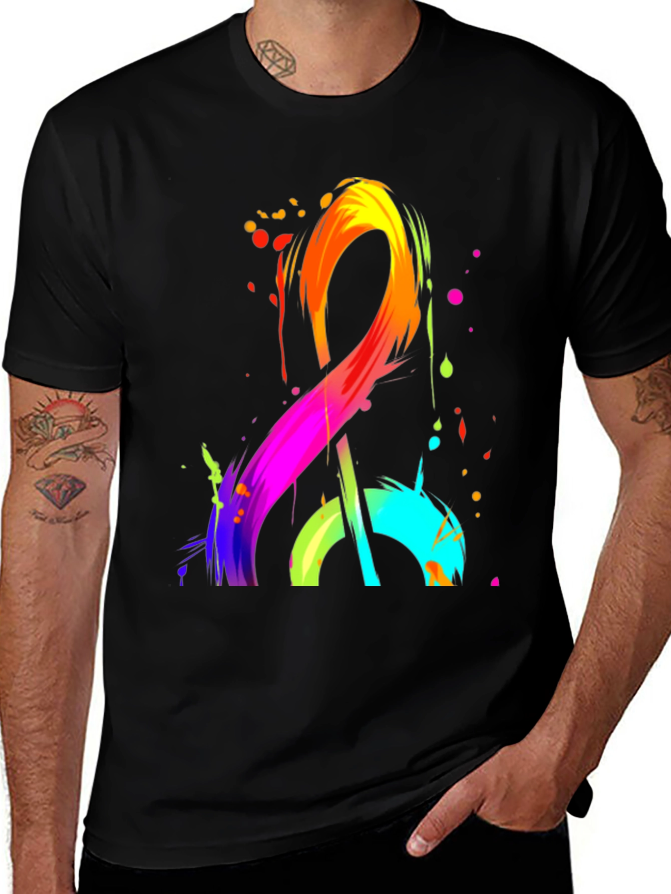 Colorful D&D Ampersand T-Shirt - Dungeons & Dragons