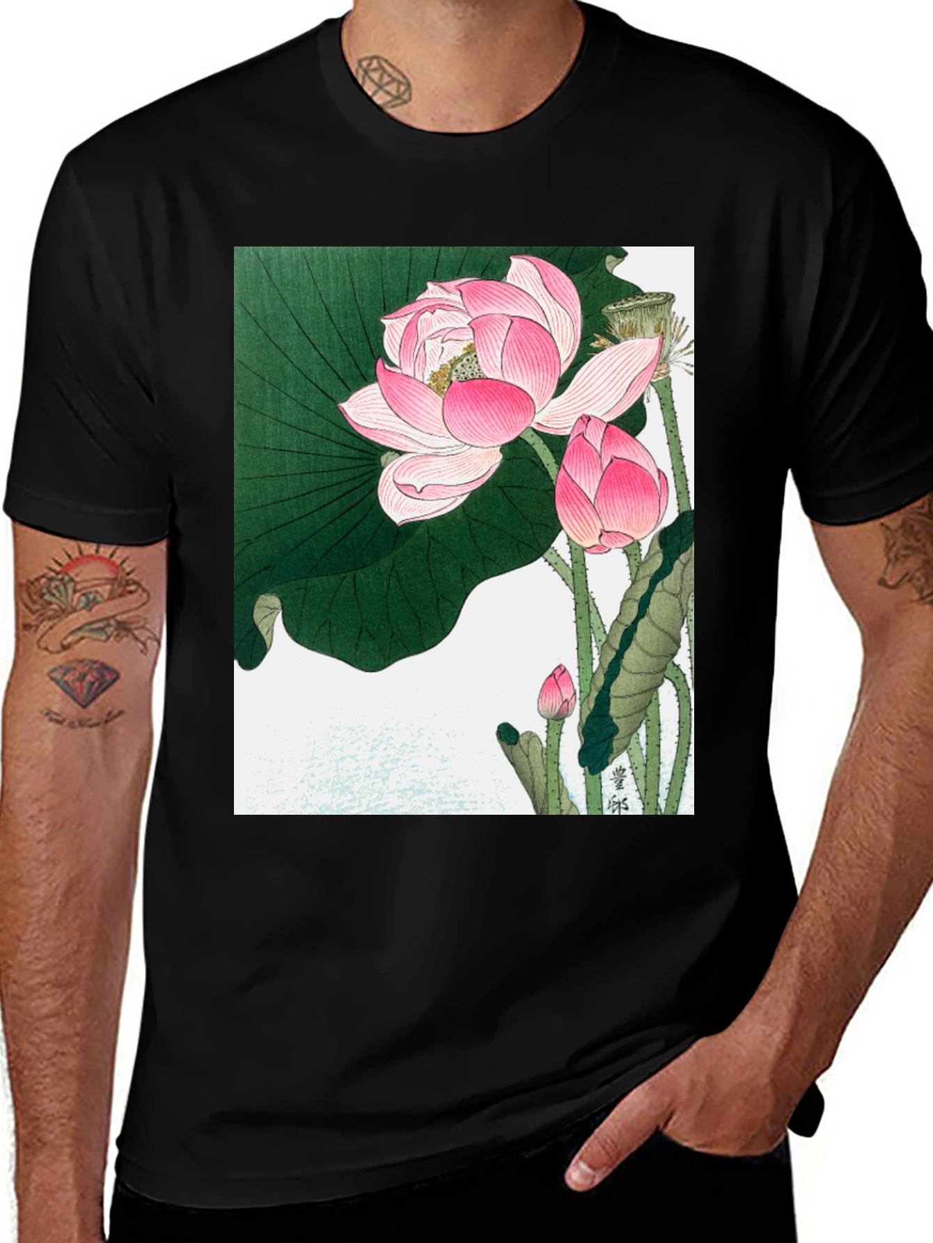 Variant 9 of Lotus Blossom Graphic Tee