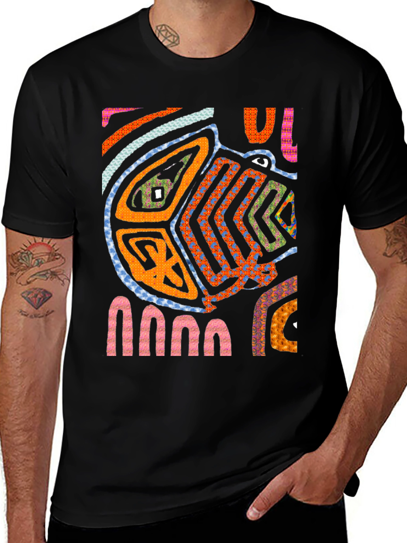 Variant 2 of Abstract Art Tee - Unique Graphic Print T-Shirt
