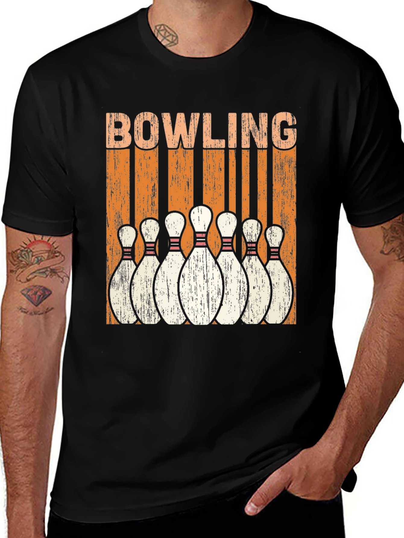 Variant 5 of Bowling Pins Graphic T-Shirt