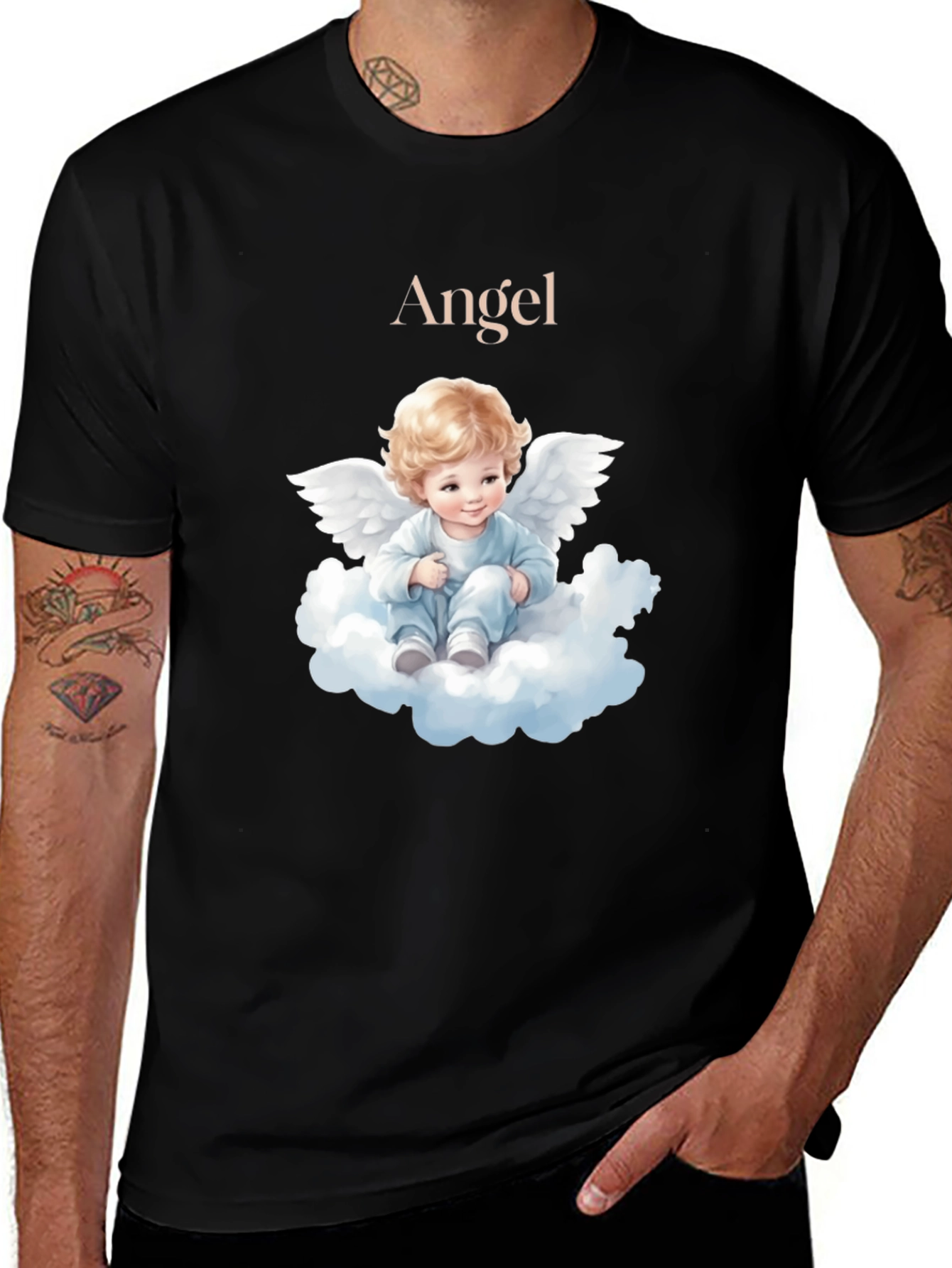Variant 4 of Angel Baby Graphic T-Shirt - Cute & Comfy Tee