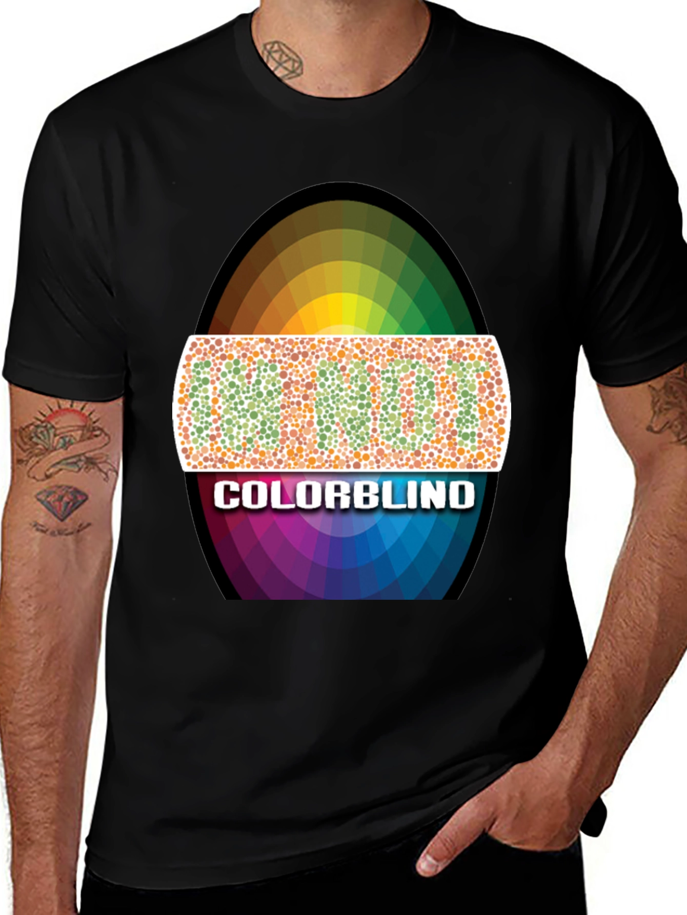 Colorblind Ishihara Test T-Shirt - Funny Vision Humor Tee