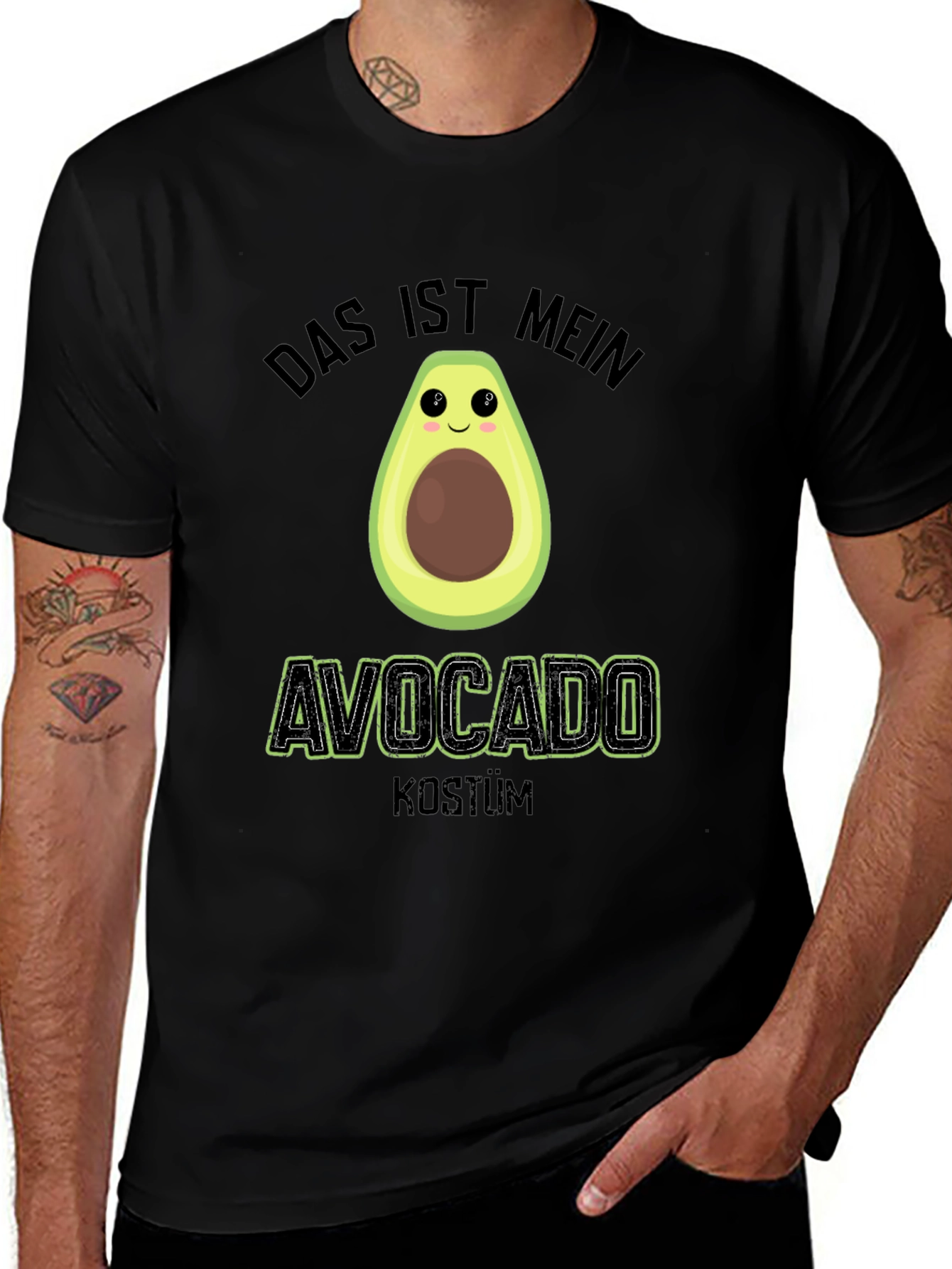 Variant 27 of Avocado Costume Graphic T-Shirt