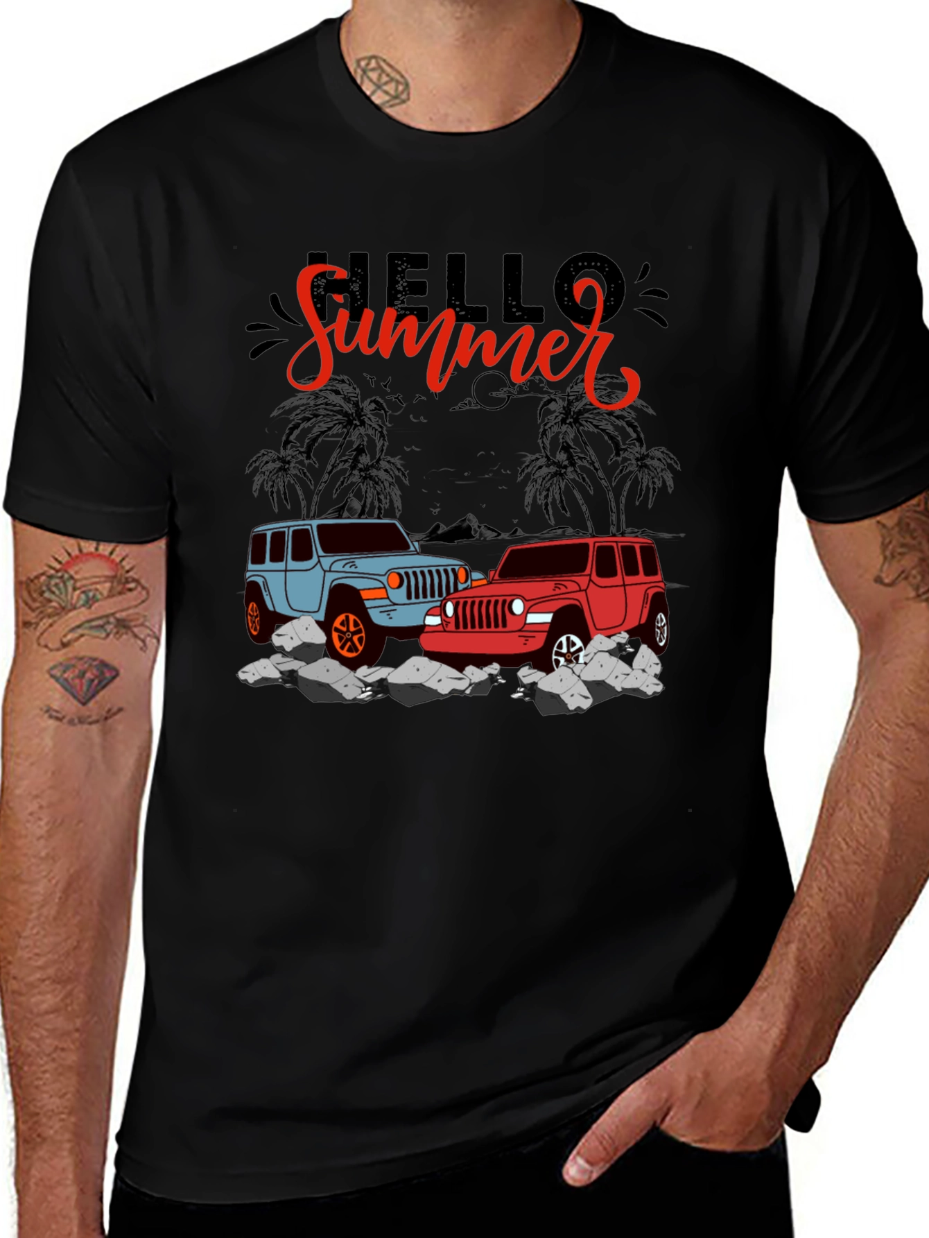 Variant 9 of Hello Summer Off-Road T-Shirt