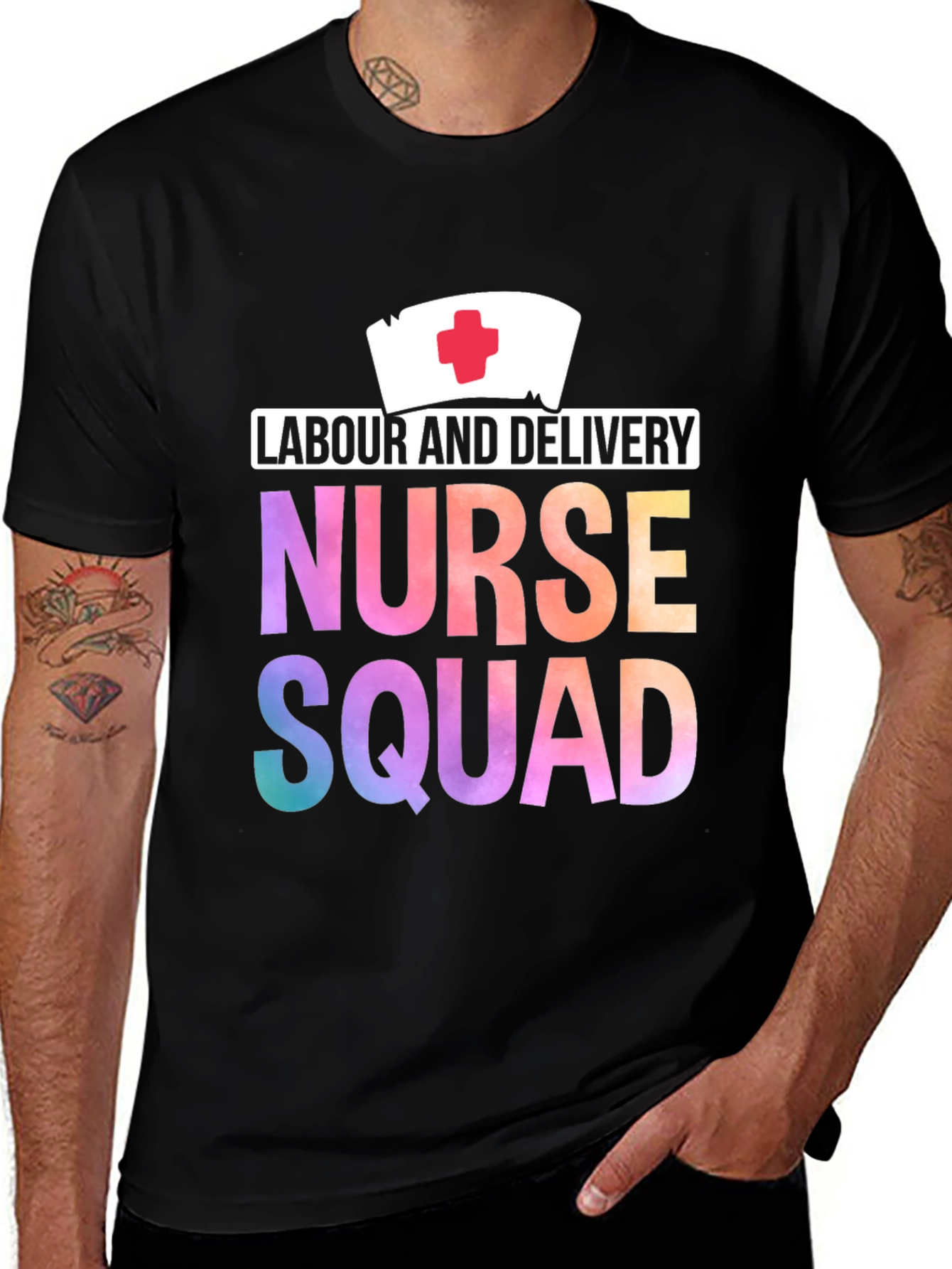 Variant 4 of Labour and Delivery Nurse Squad T-Shirt