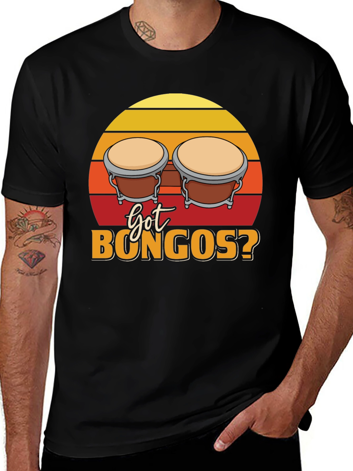 Variant 28 of Got Bongos? Music Lover T-Shirt