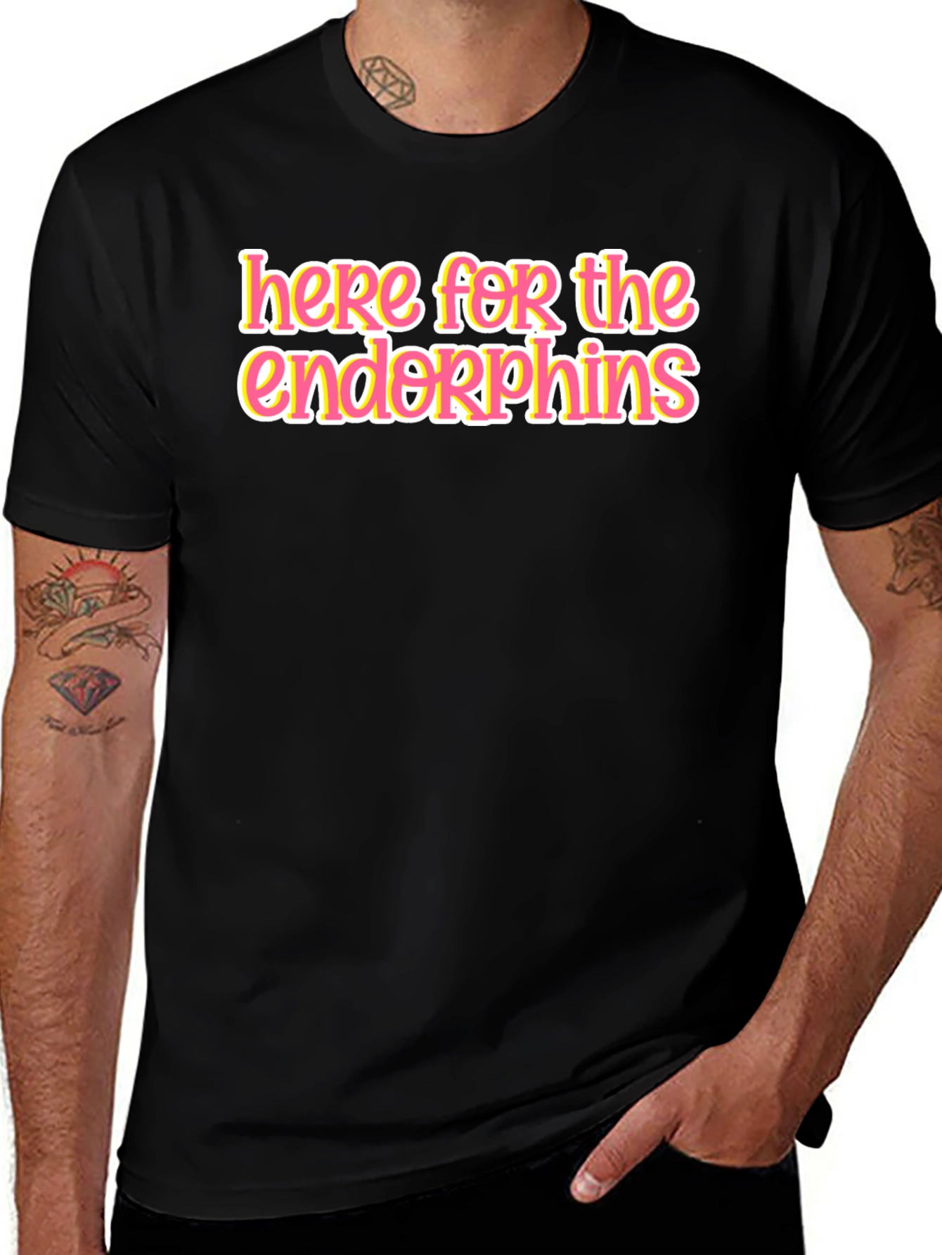 Variant 17 of Here For The Endorphins Graphic Tee