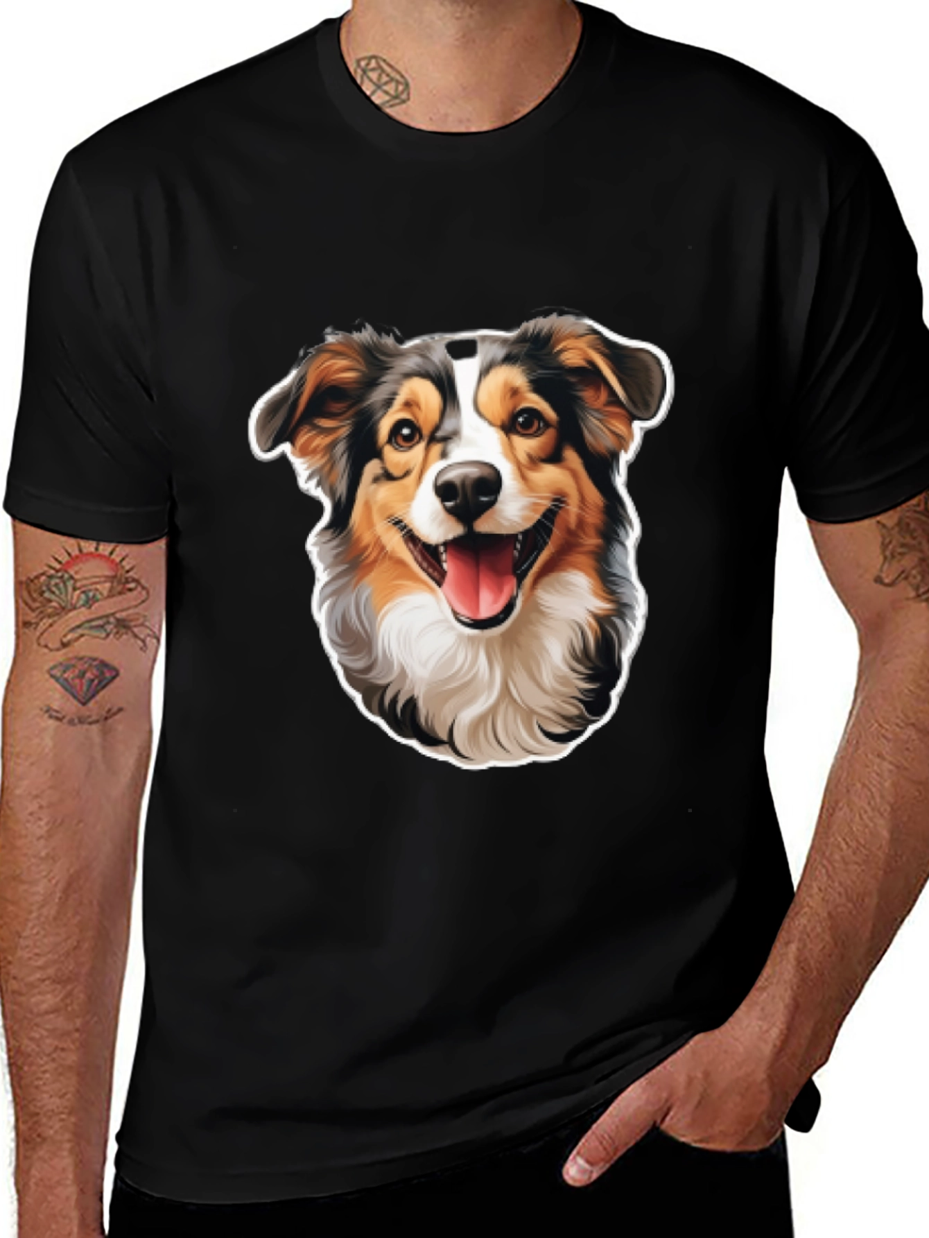 Variant 13 of Dog Lover T-Shirt - Cute Dog Graphic Tee