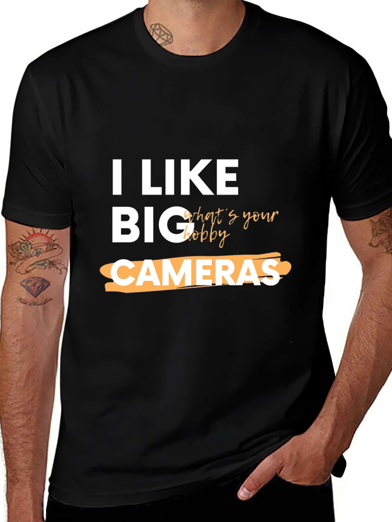 Variant 25 of I Like Big Cameras Hobby T-Shirt