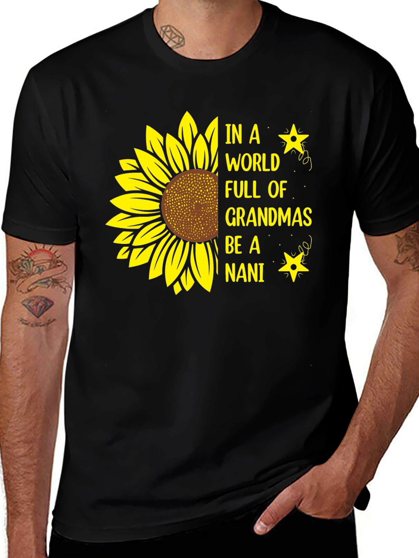 Variant 18 of Sunflower "Be a Nani" Graphic Tee