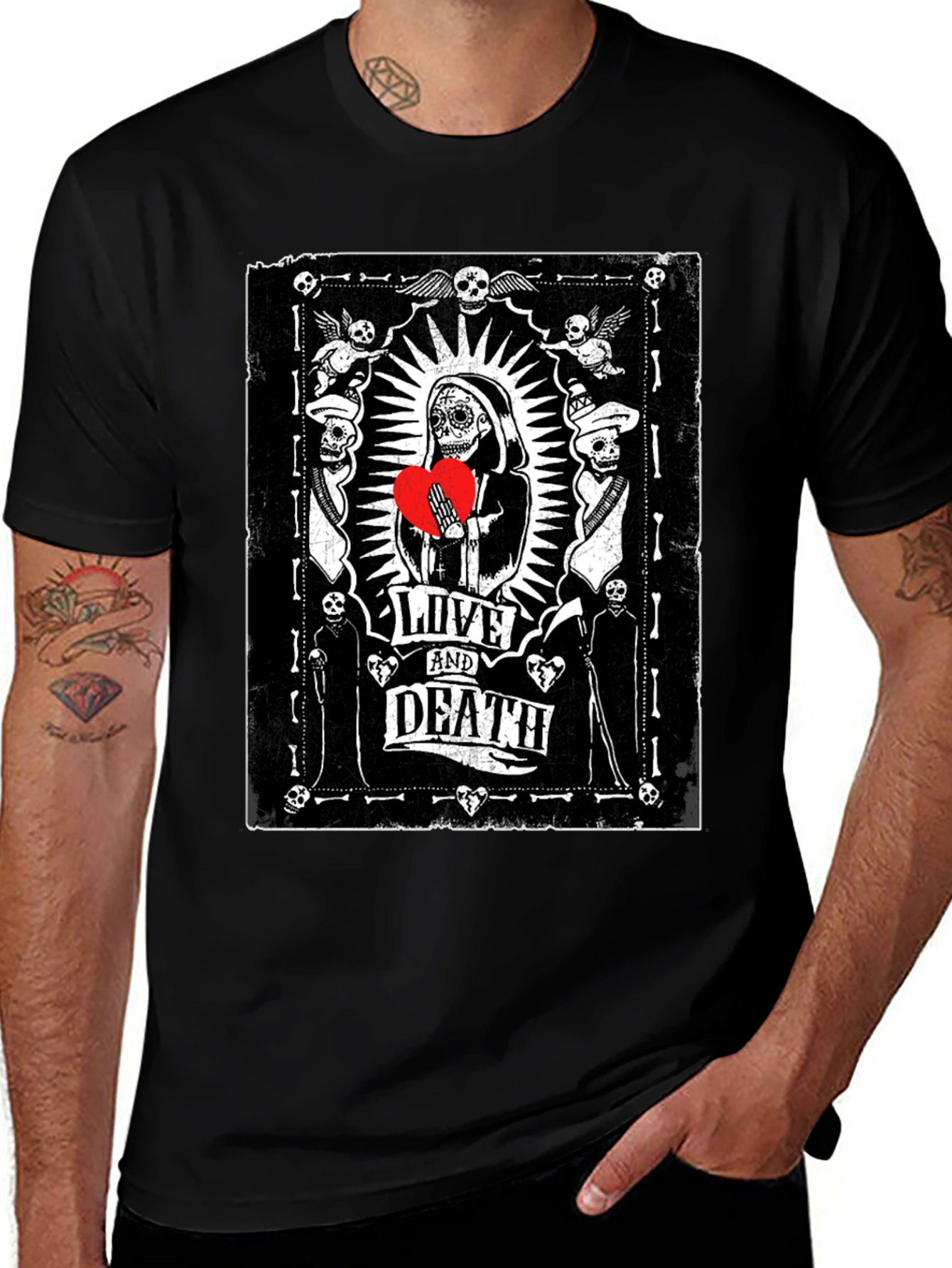 Live and Death Graphic Tee