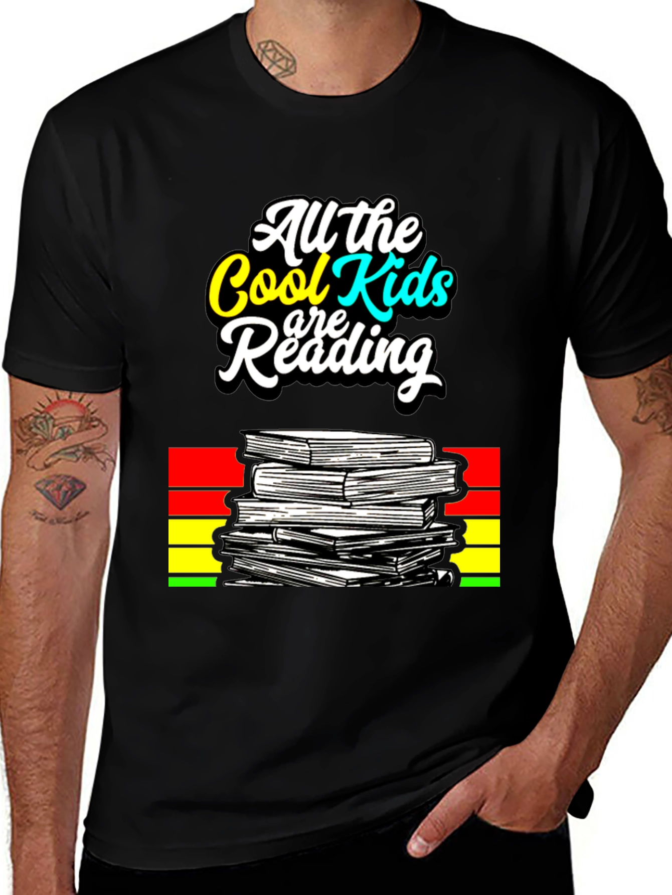 Variant 27 of Cool Kids Reading Graphic T-Shirt