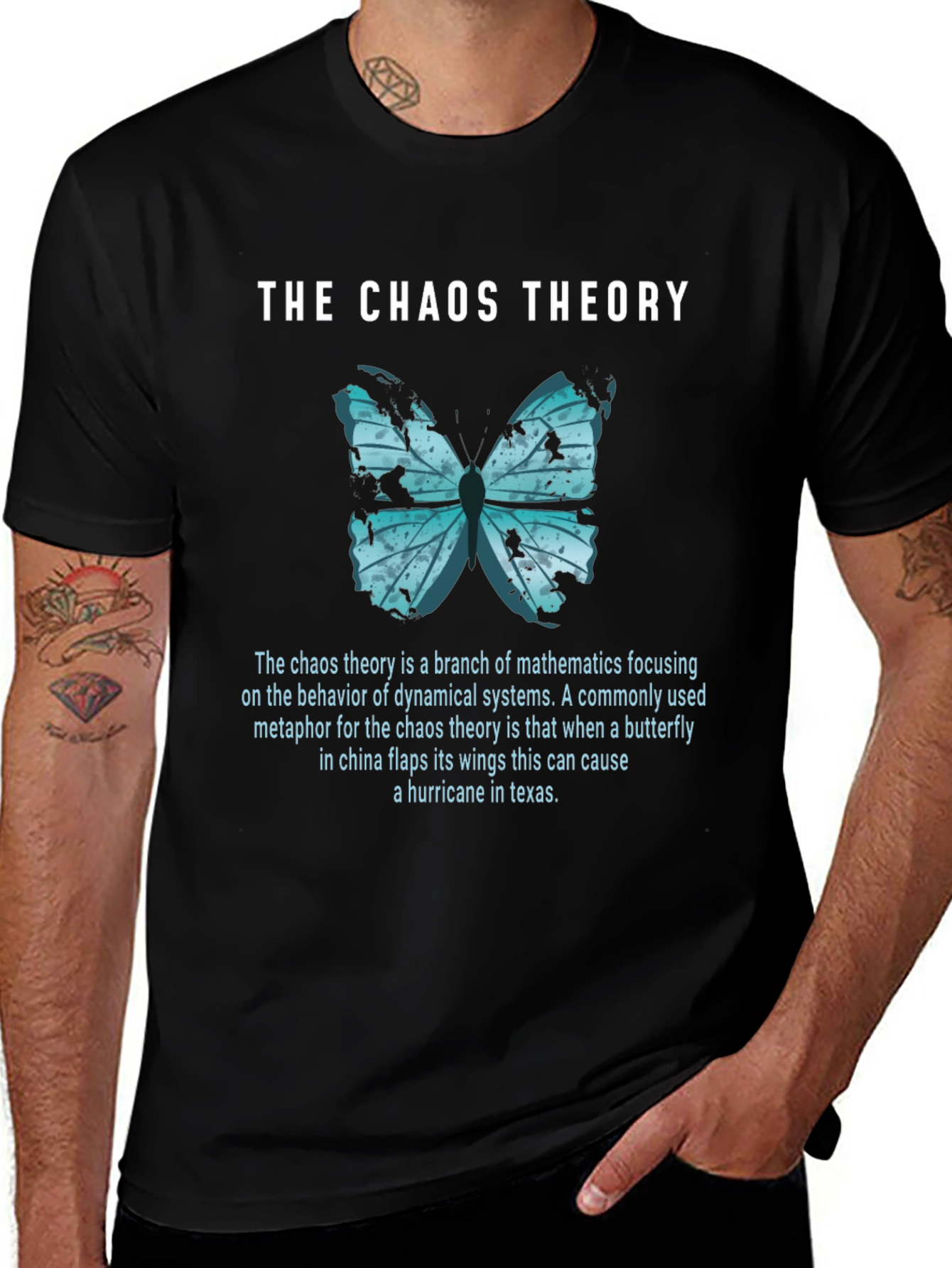 Chaos Theory Butterfly Graphic Tee