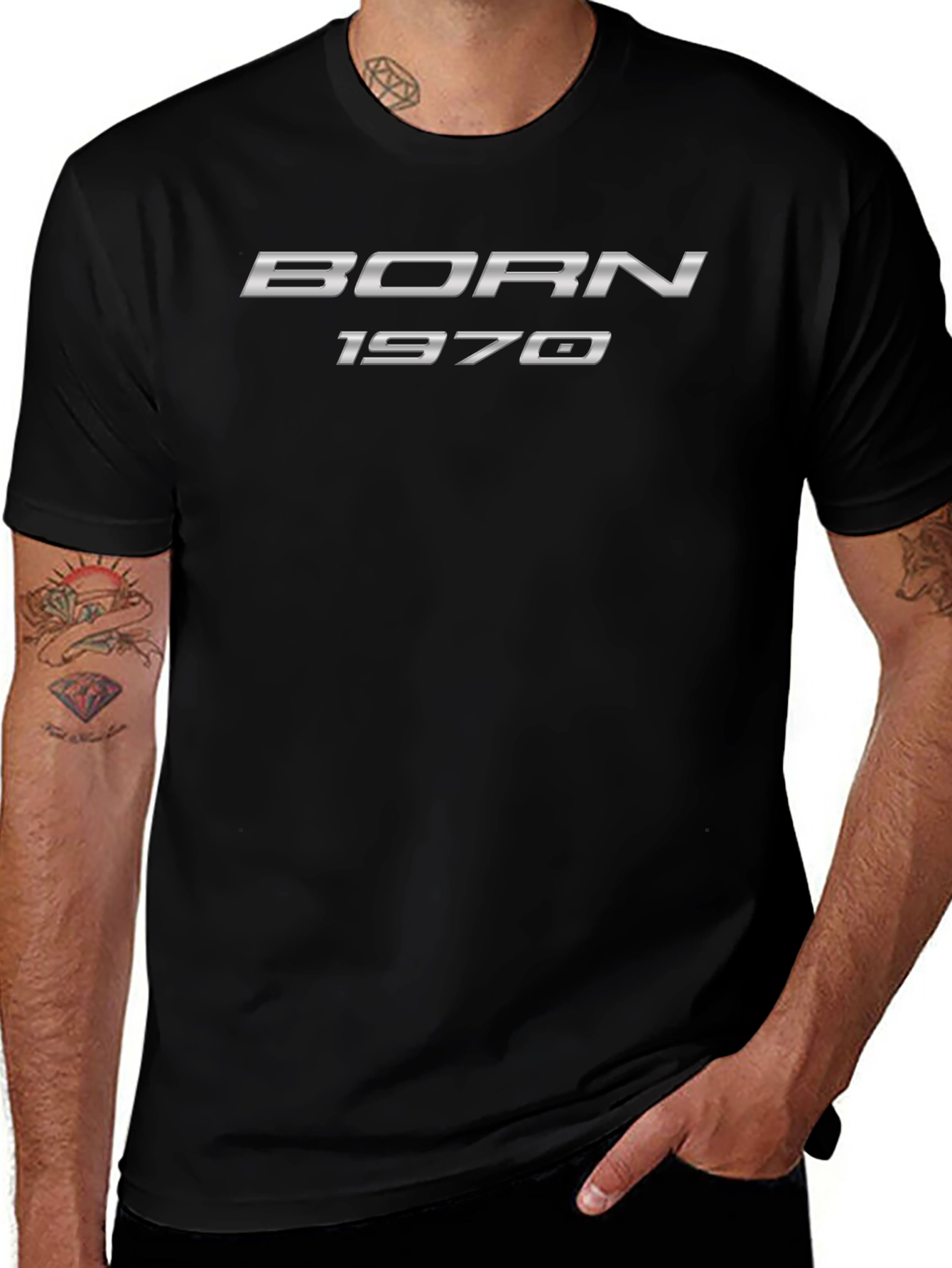 Born 1970 Black T-Shirt