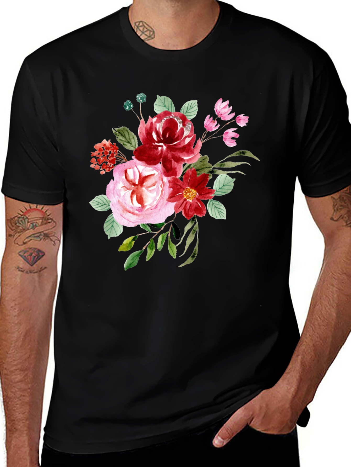 Variant 15 of Floral Bouquet Graphic T-Shirt