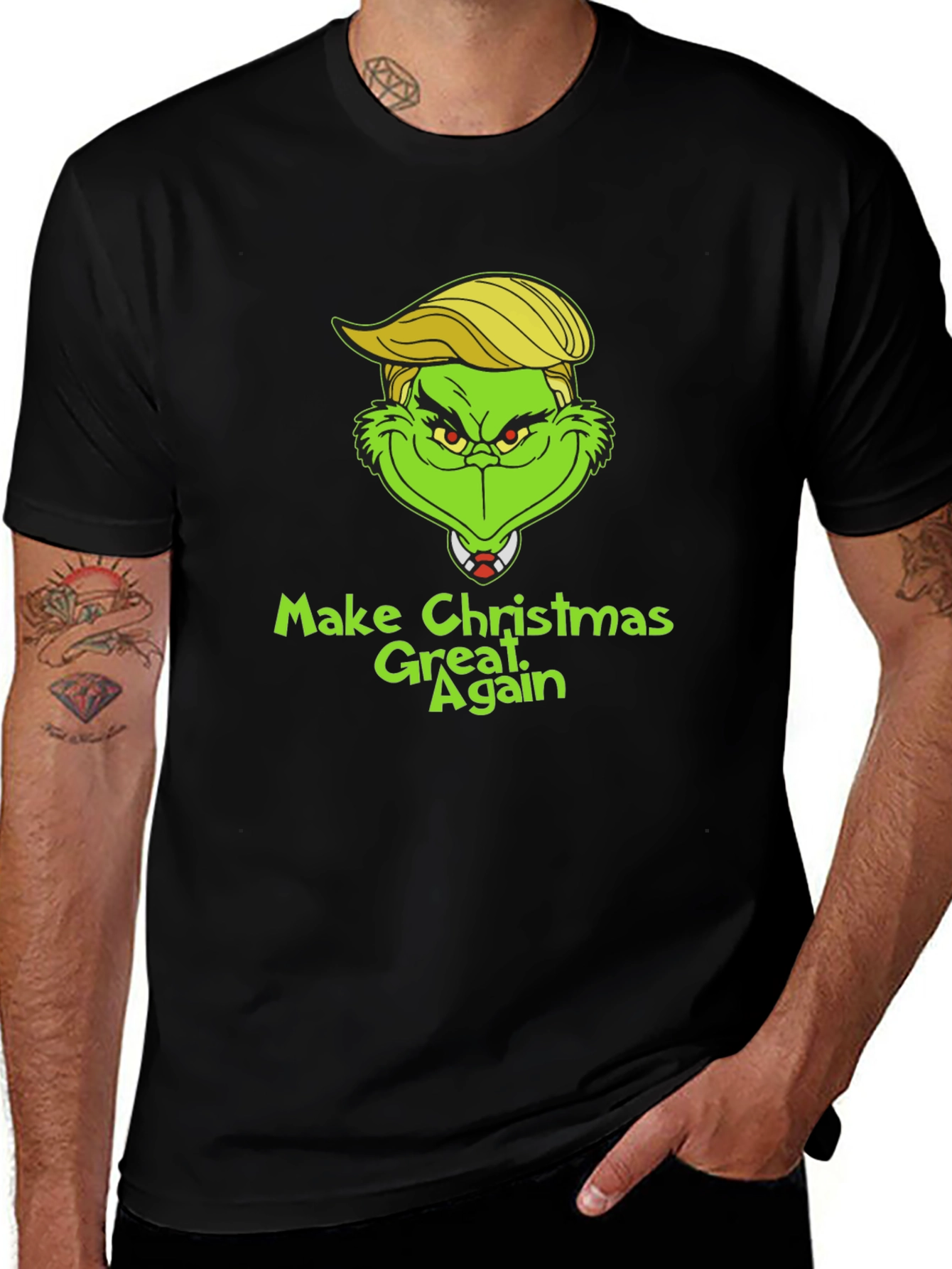 Grinch Trump Make Christmas Great Again T-Shirt