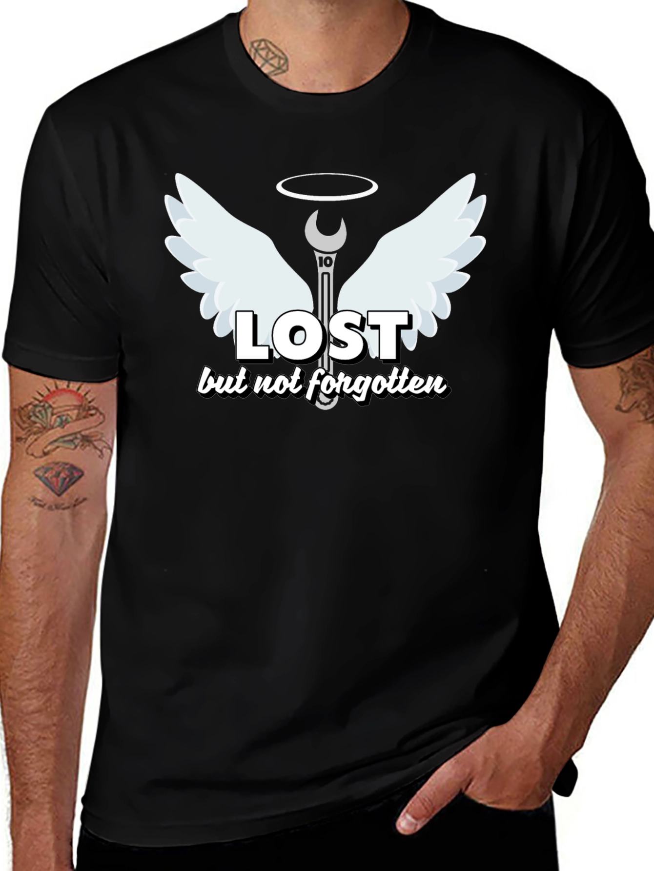 Variant 2 of Lost But Not Forgotten Mechanic T-Shirt