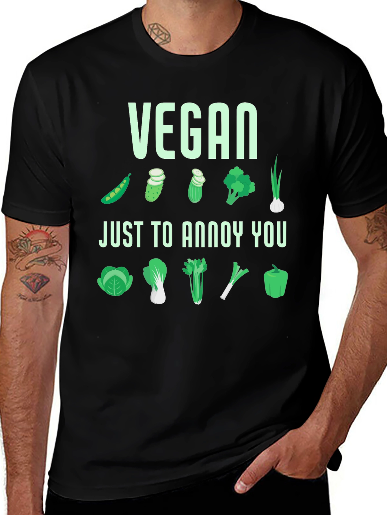 Variant 29 of Vegan Annoy You T-Shirt