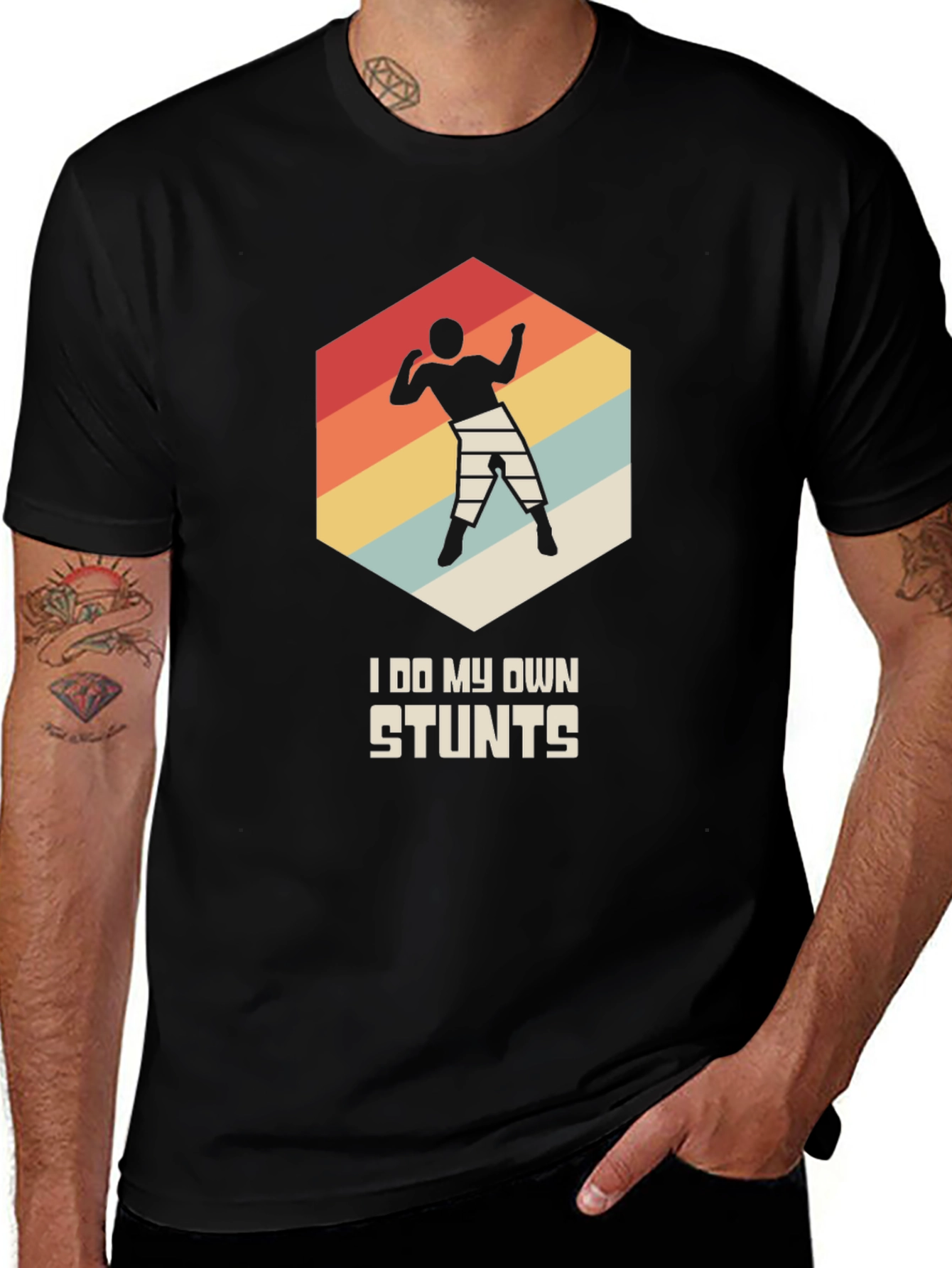Variant 21 of I Do My Own Stunts Graphic Tee