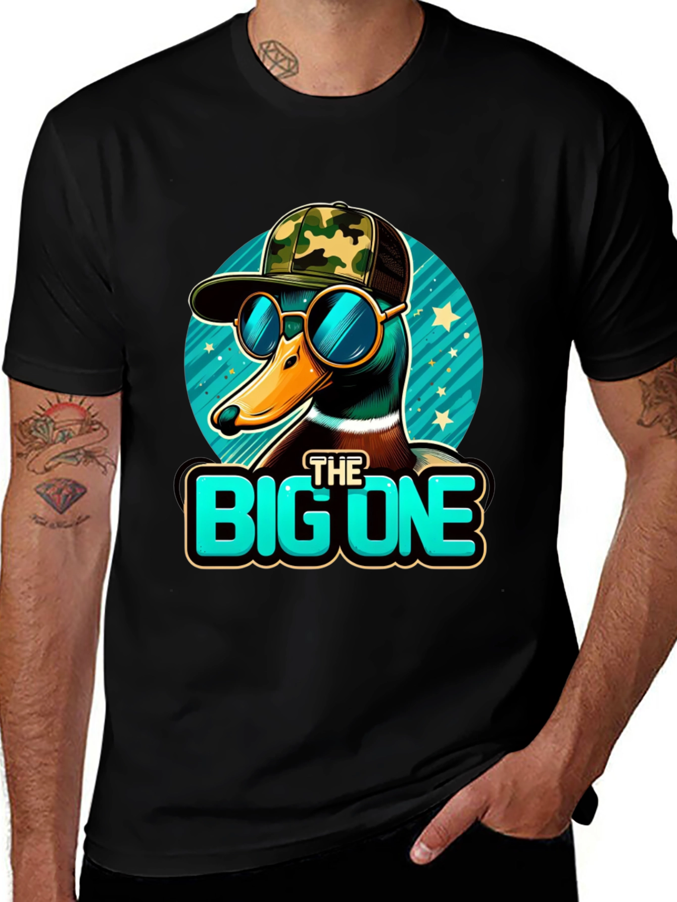 Variant 25 of The Big One Duck Graphic T-Shirt
