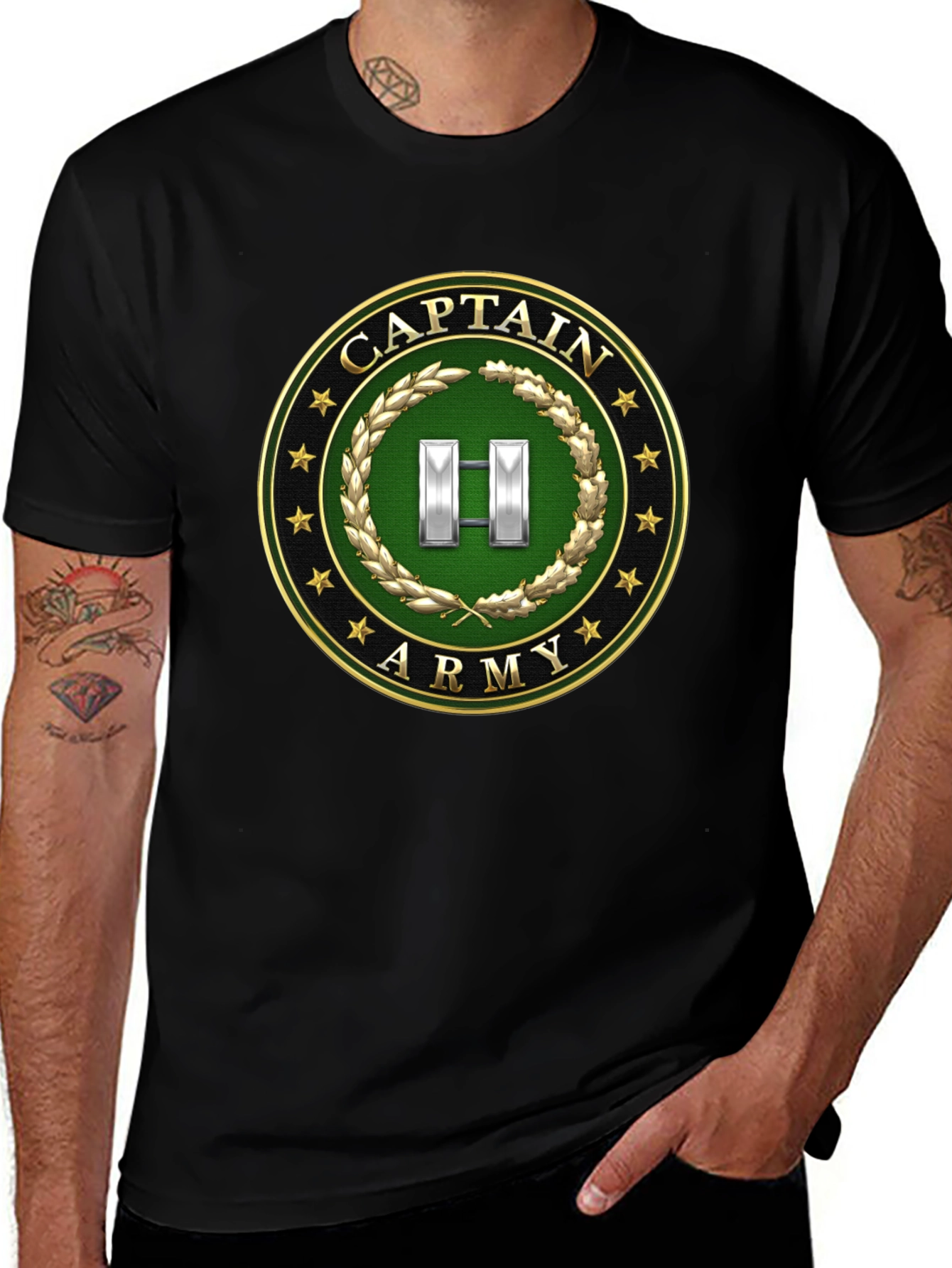 Army Captain T-Shirt - Military Rank Tee