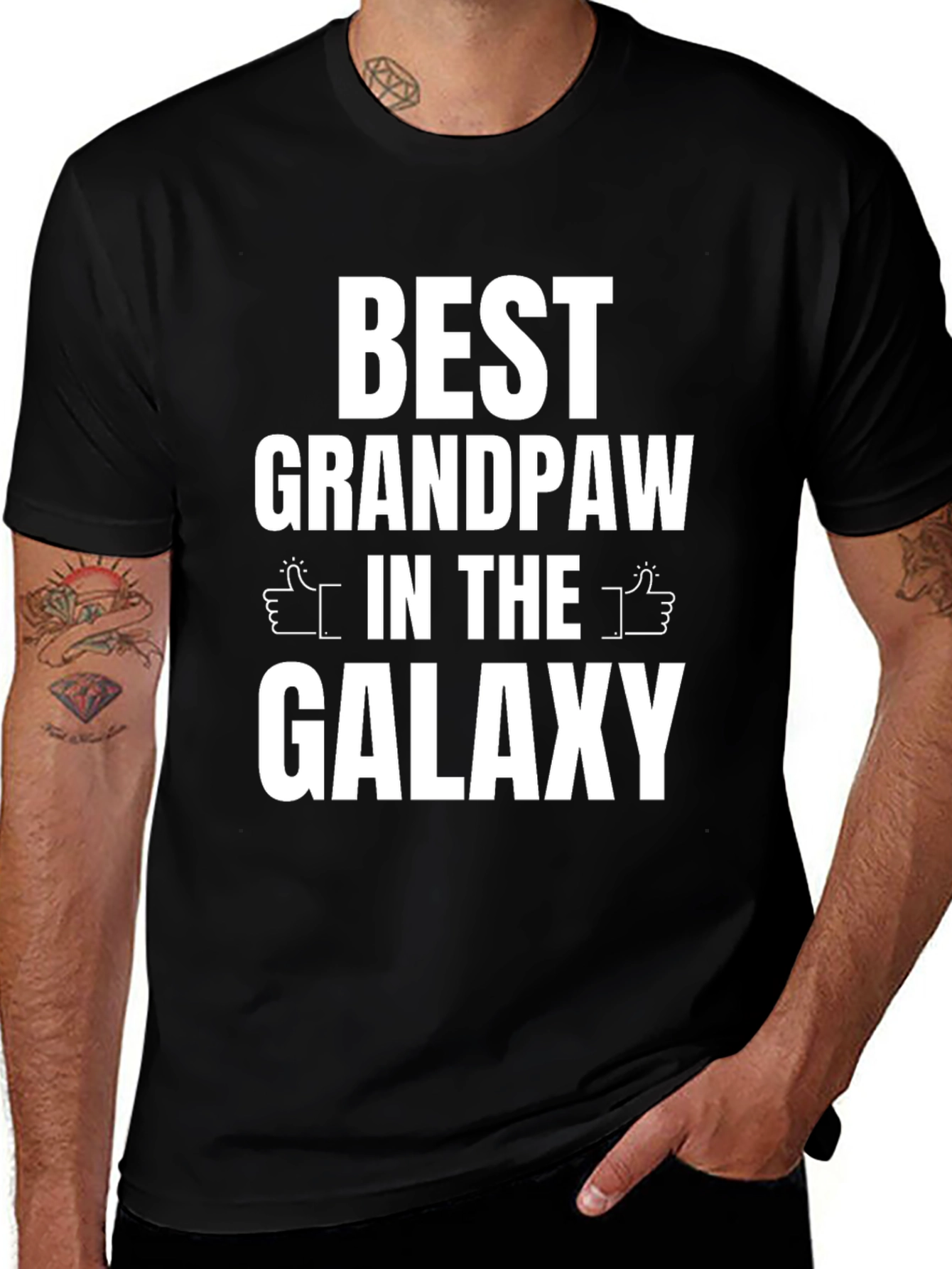 Variant 29 of Best Grandpaw in the Galaxy T-Shirt