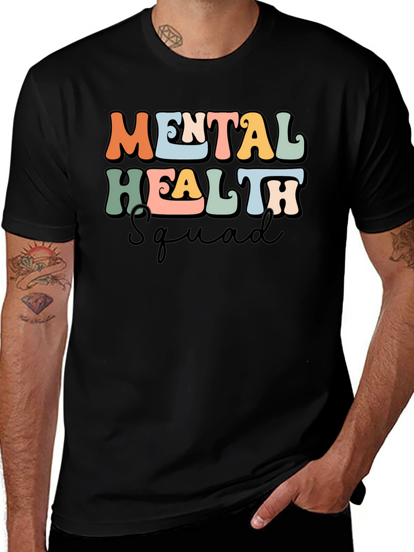 Variant 25 of Mental Health Squad Graphic Tee