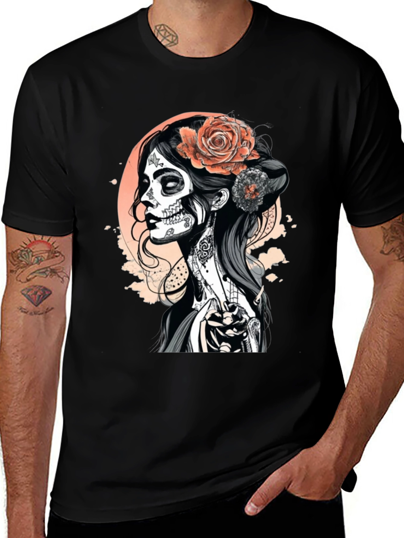 Variant 29 of Day of the Dead Woman T-Shirt