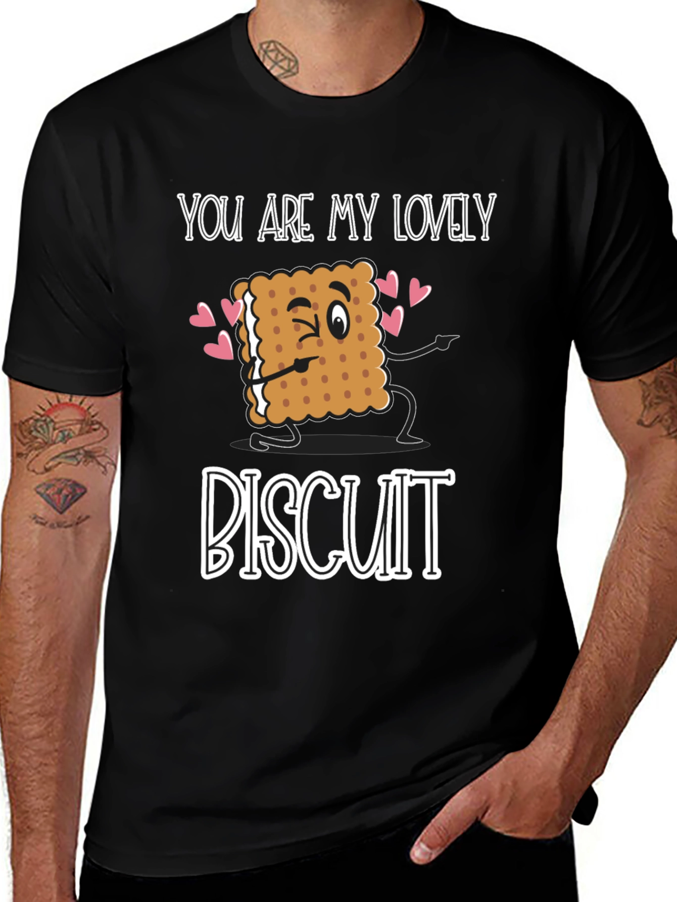 Variant 5 of You Are My Lovely Biscuit Graphic T-Shirt