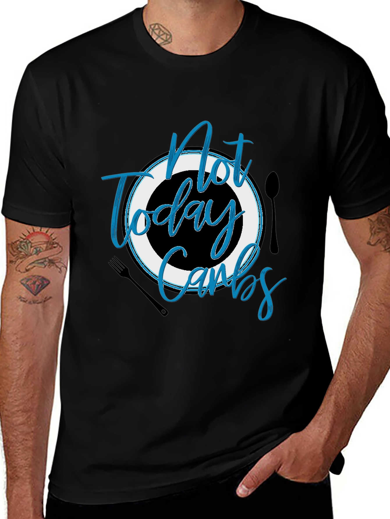 Not Today Carbs T-Shirt -  Diet Humor Tee