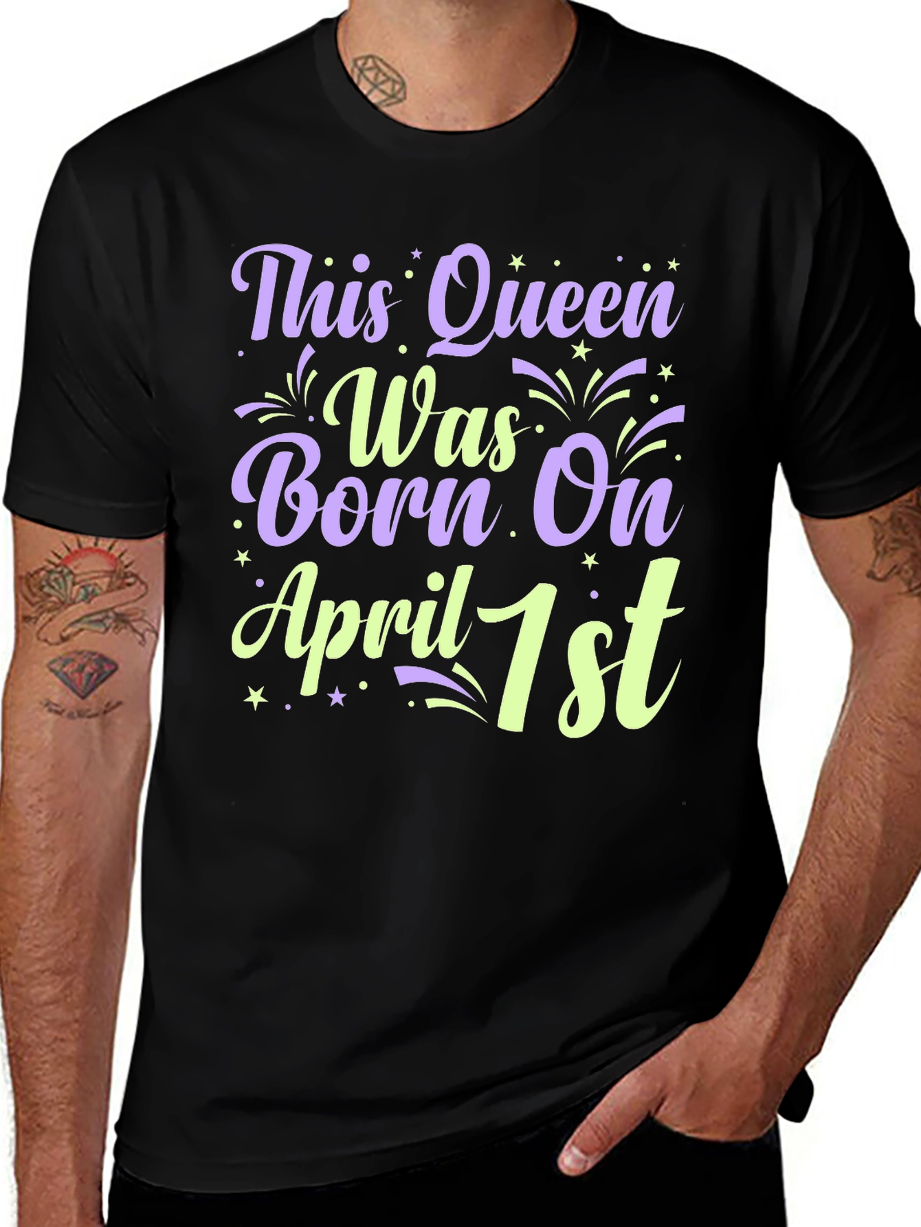 Variant 26 of This Queen Was Born On April 1st T-Shirt