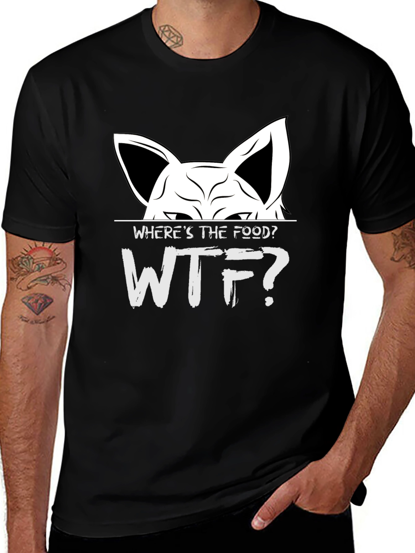 Variant 19 of WTF Where's The Food? Graphic T-Shirt
