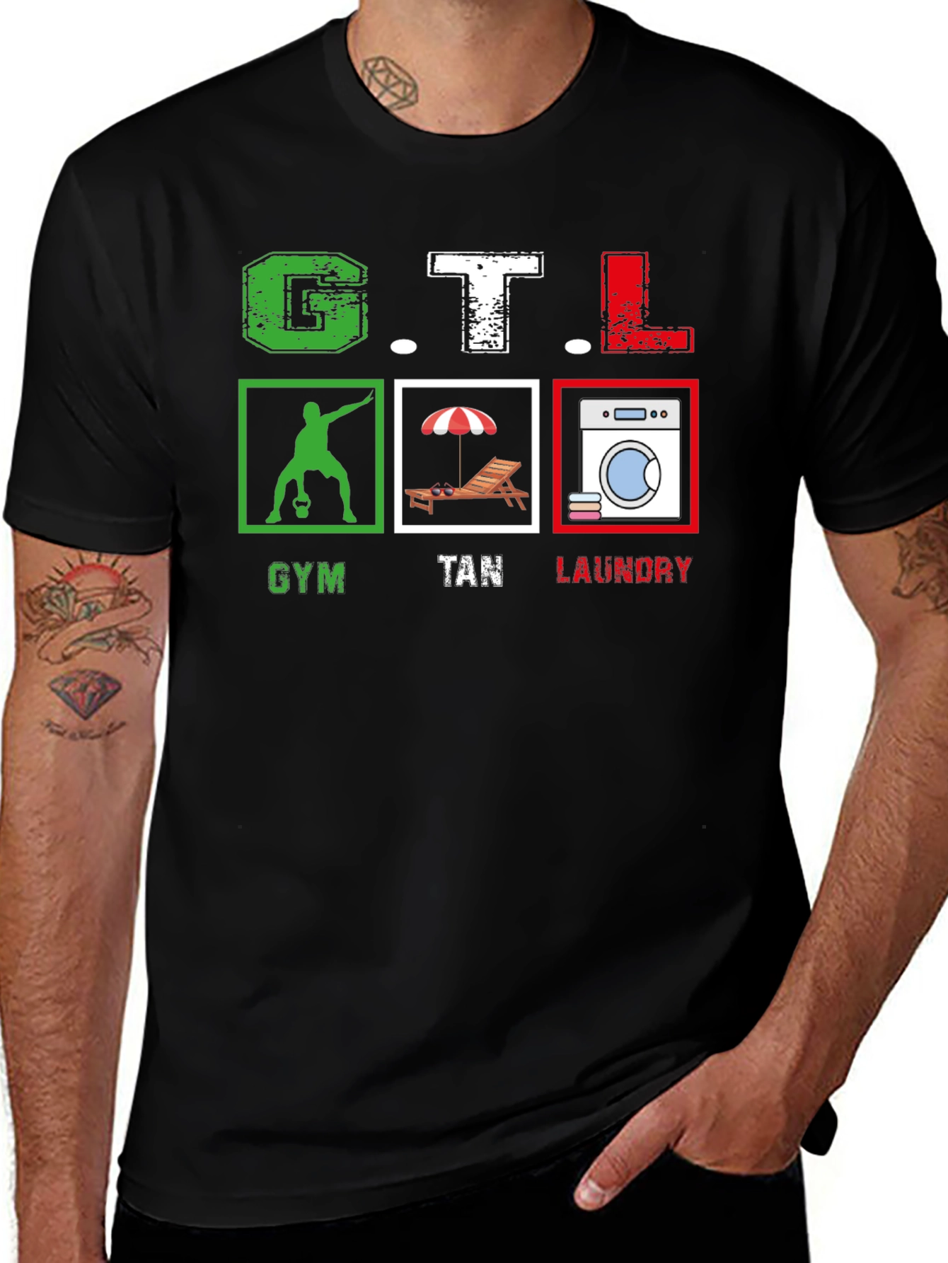 GTL Gym Tan Laundry T-Shirt