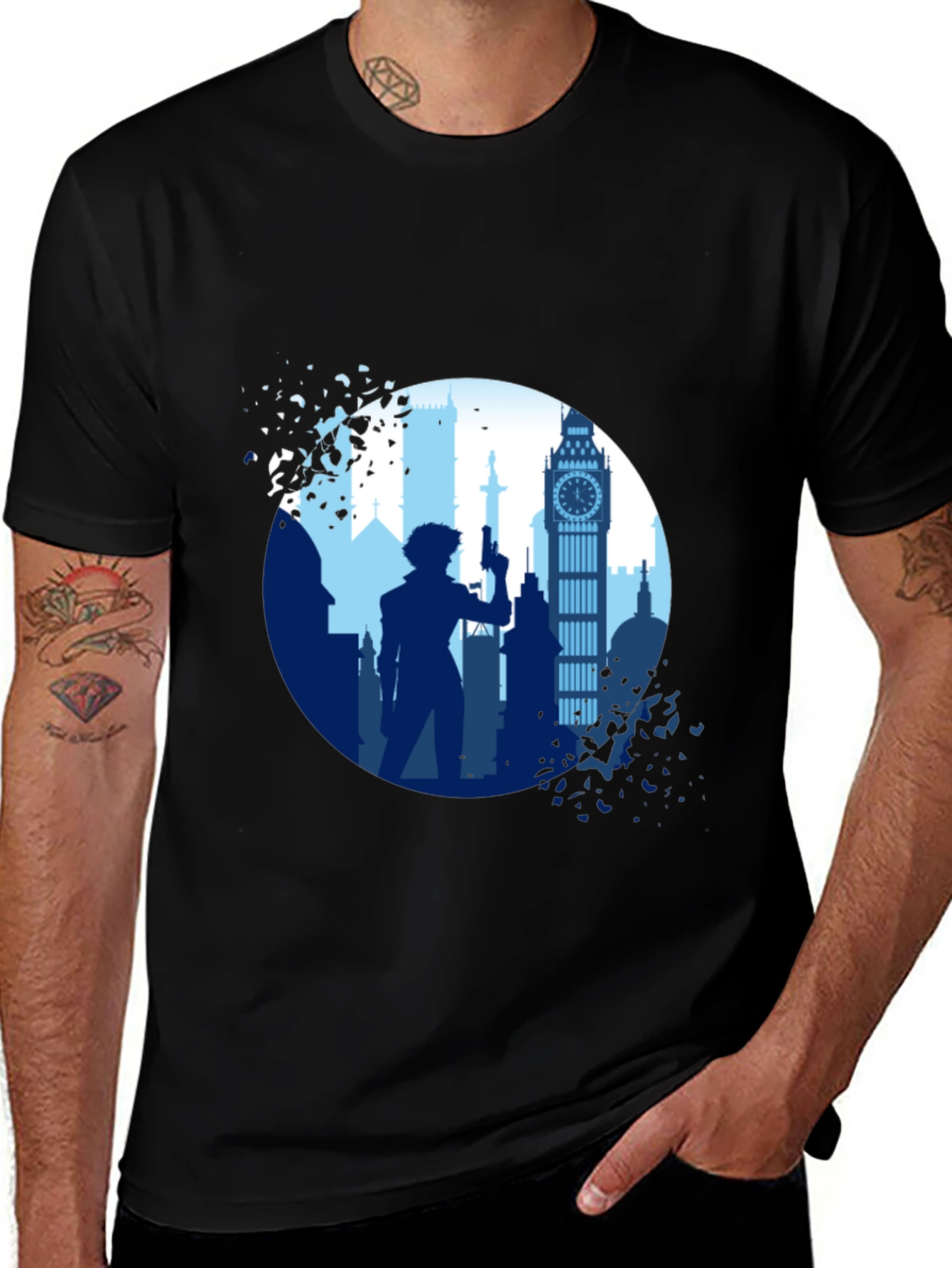 Variant 24 of London Silhouette Graphic T-Shirt