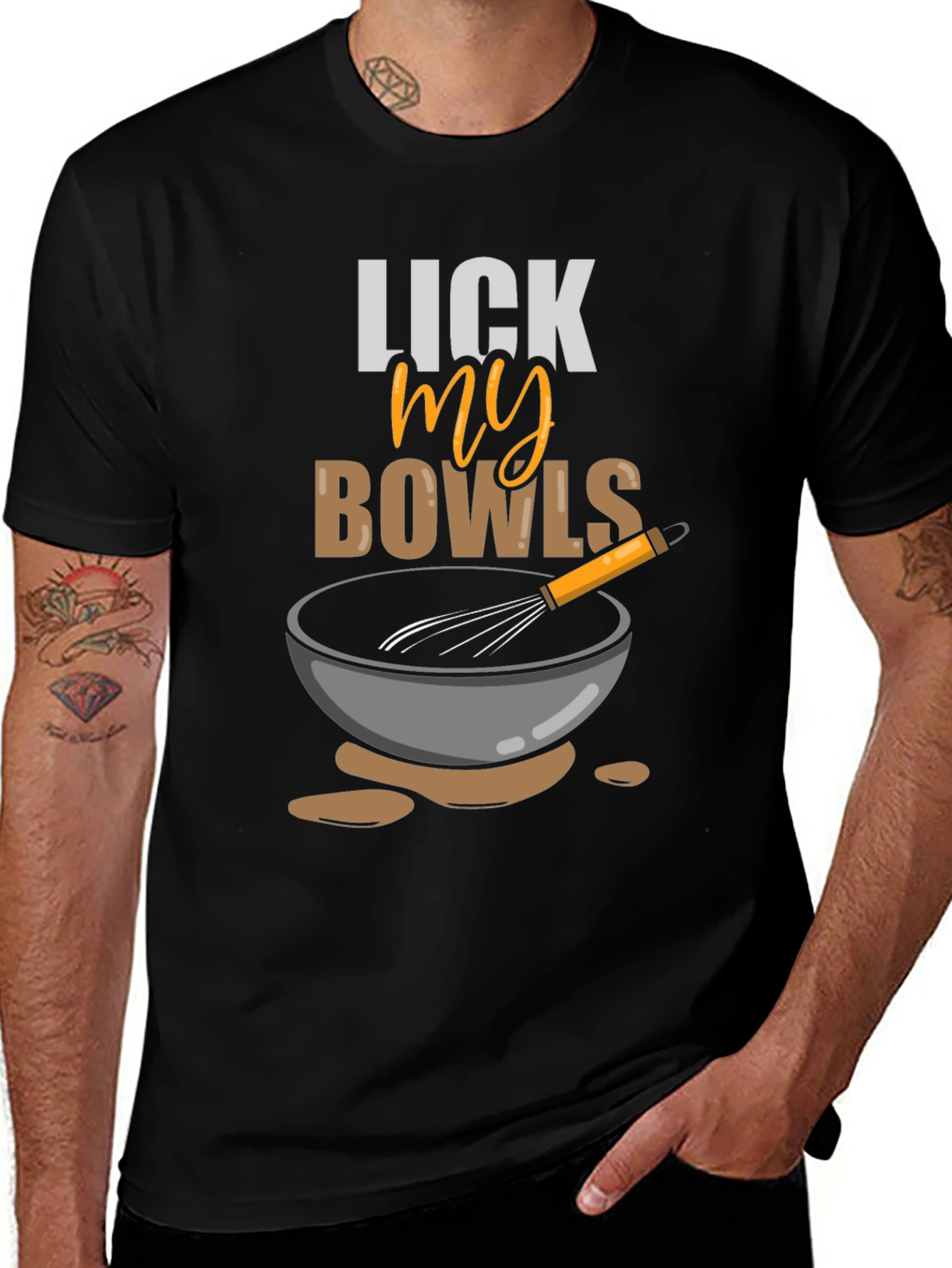 Variant 4 of Lick My Bowls Graphic T-Shirt