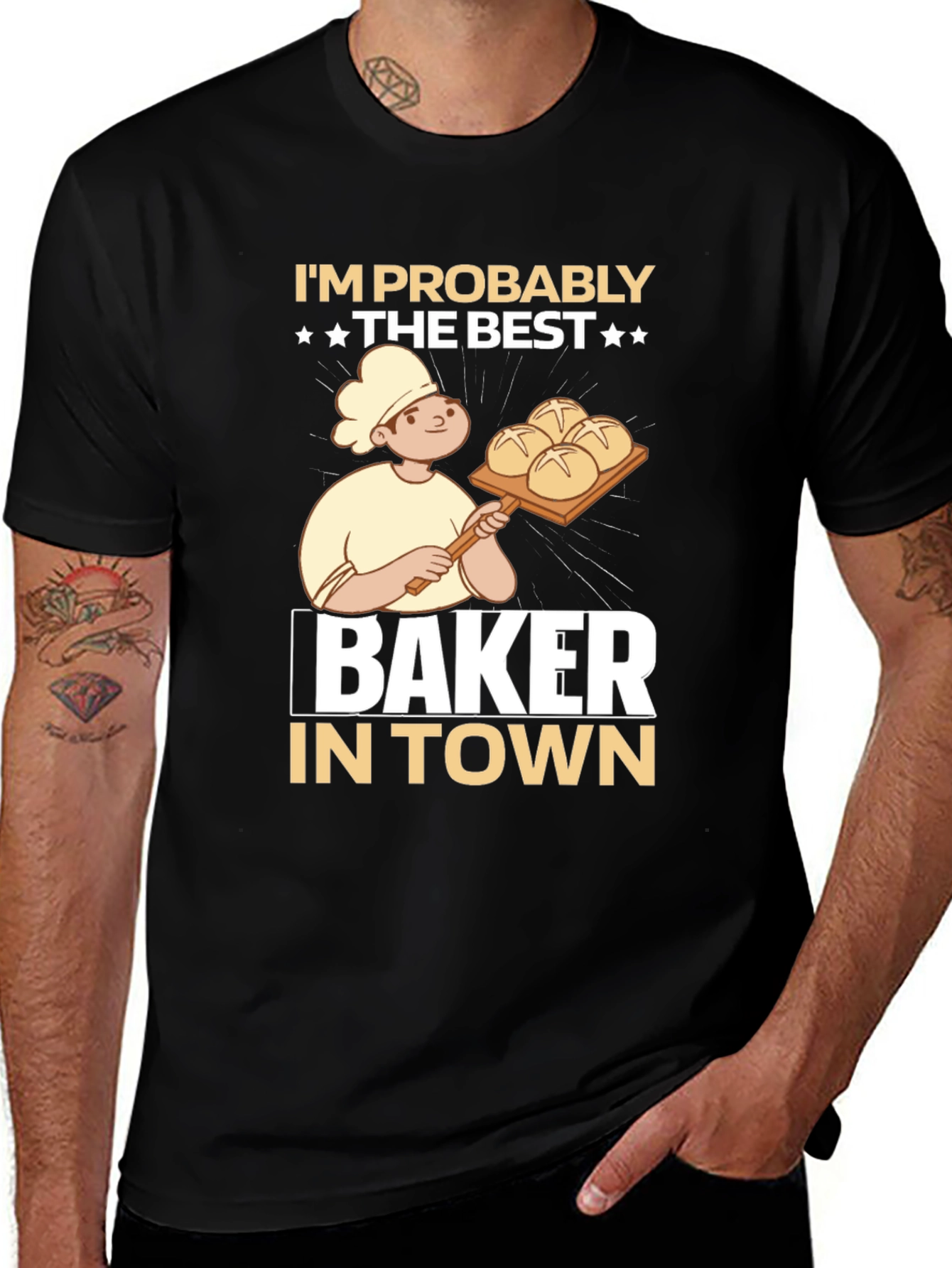 Variant 12 of Best Baker in Town Graphic T-Shirt