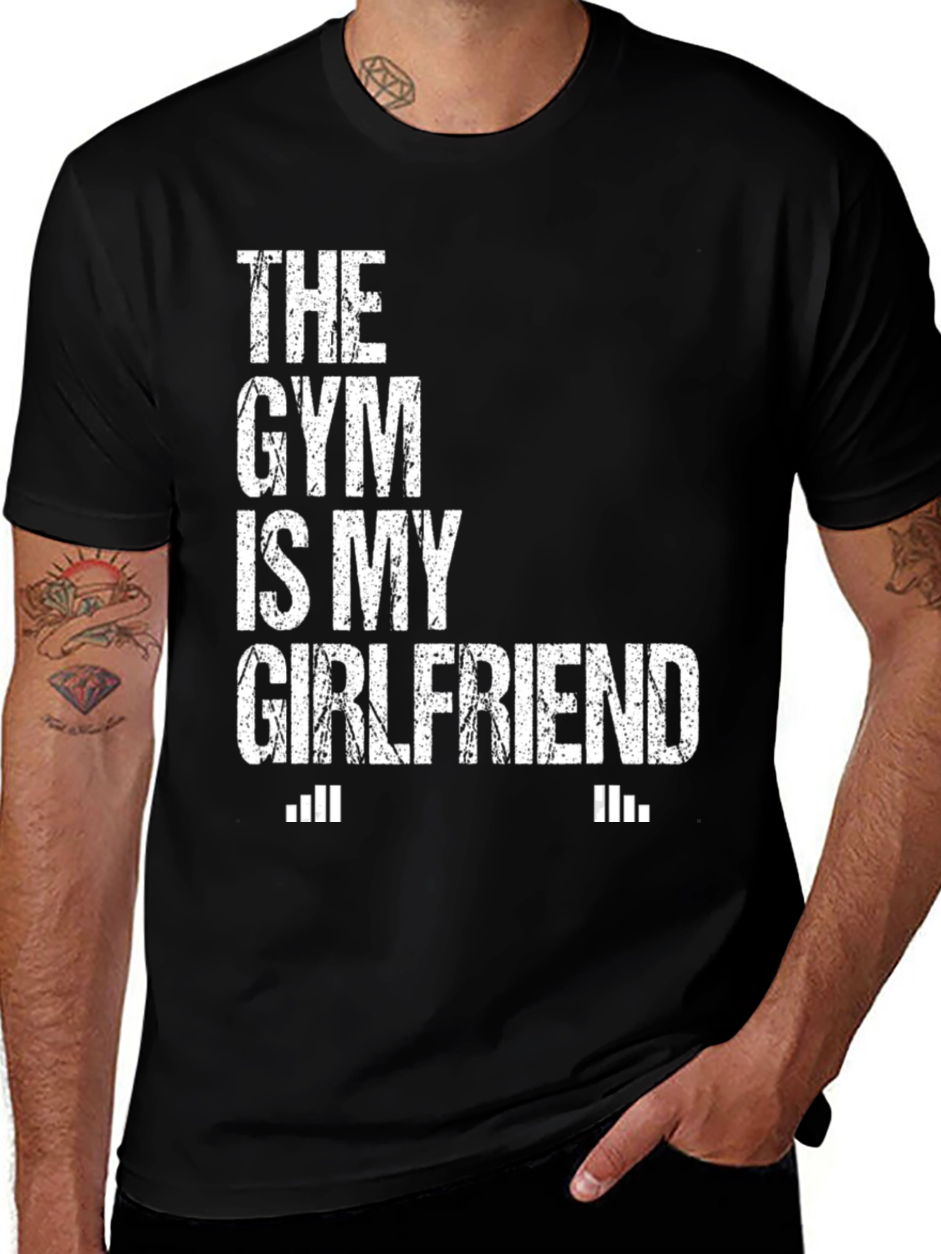 Variant 30 of Gym is My Girlfriend Graphic Tee