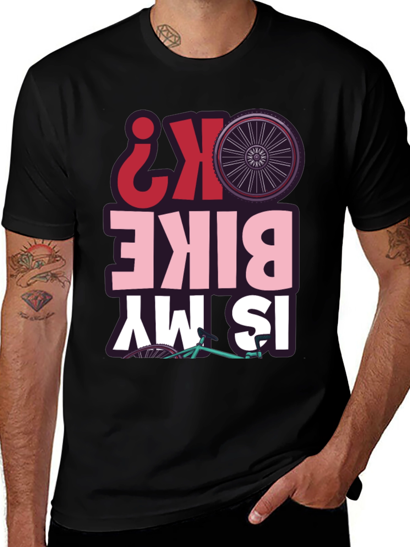 Variant 24 of Is My Bike OK? Graphic T-Shirt