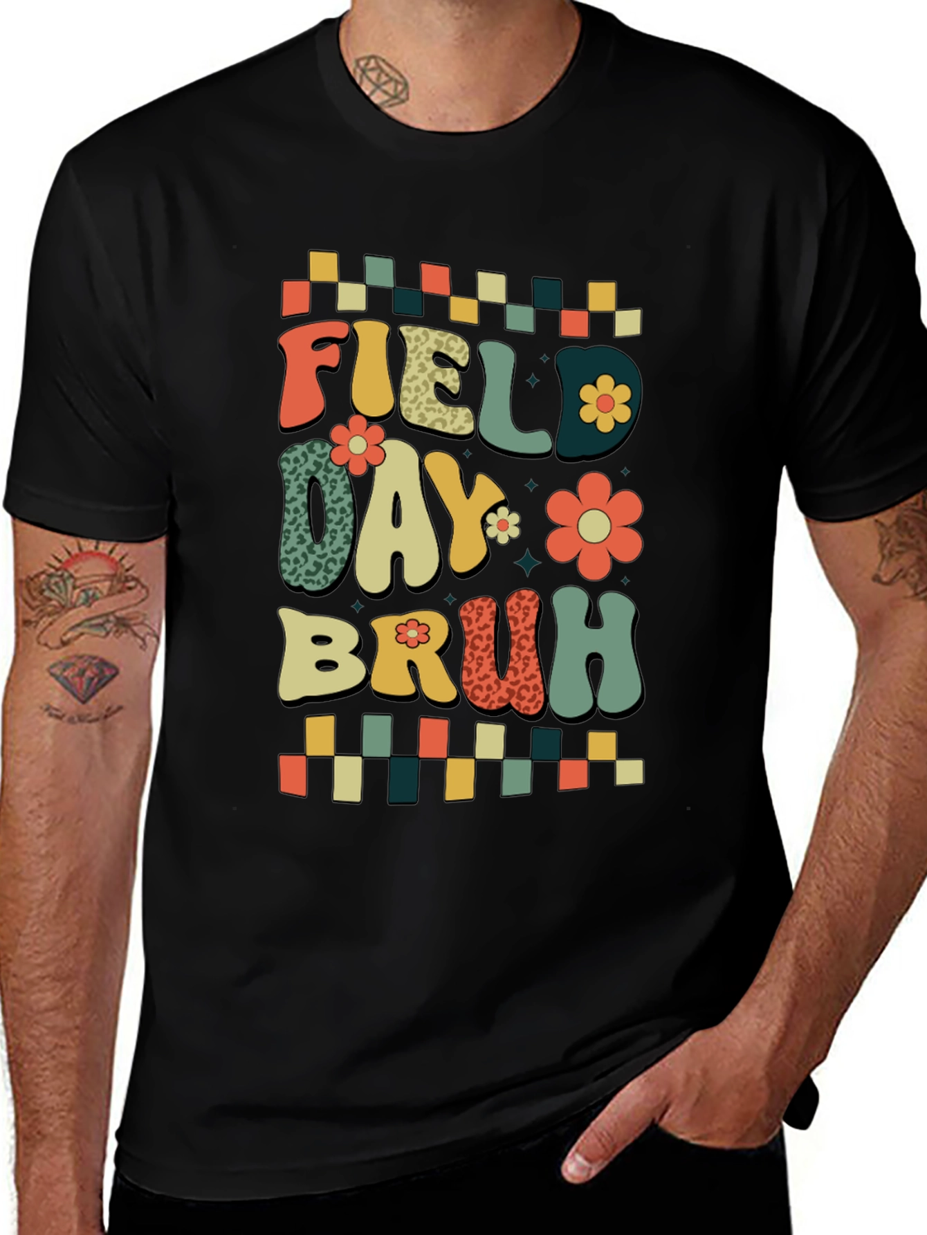 Variant 22 of Retro Field Day Bruh T-Shirt