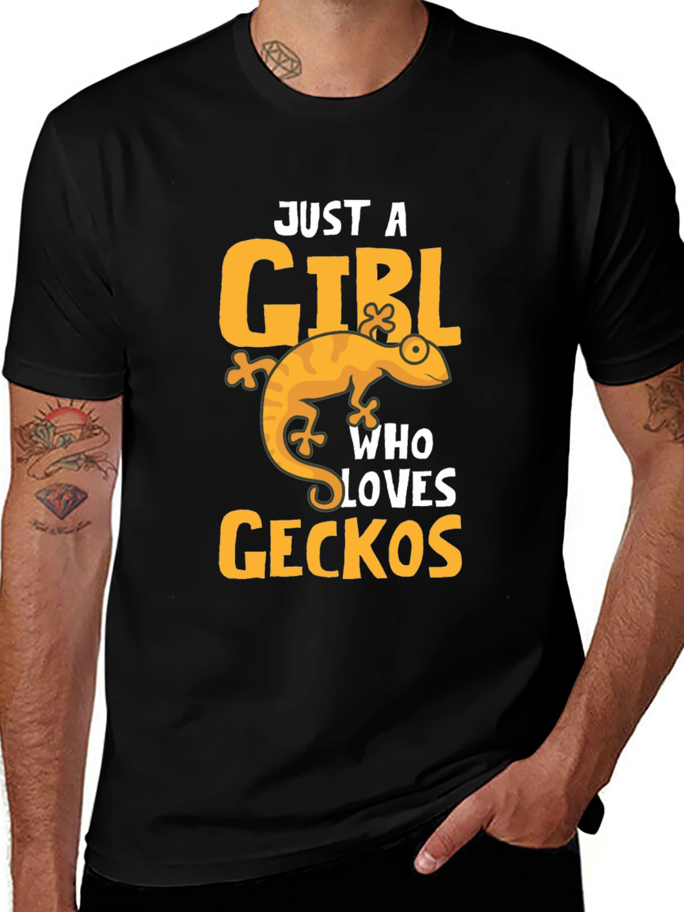Variant 29 of Just A Girl Who Loves Geckos T-Shirt