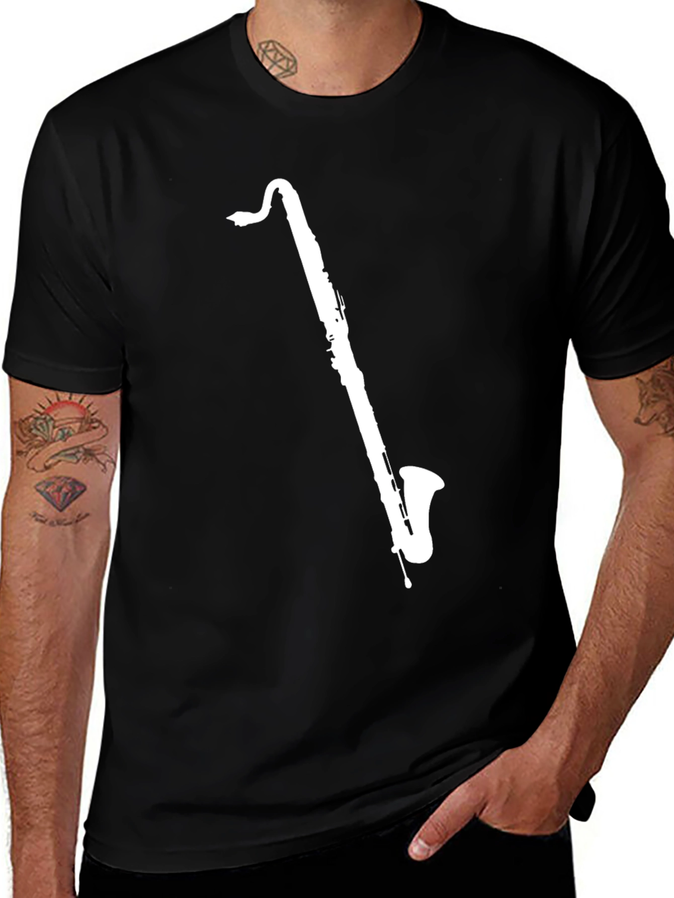 Variant 29 of Saxophone Graphic Tee - Cool Music Lover Shirt