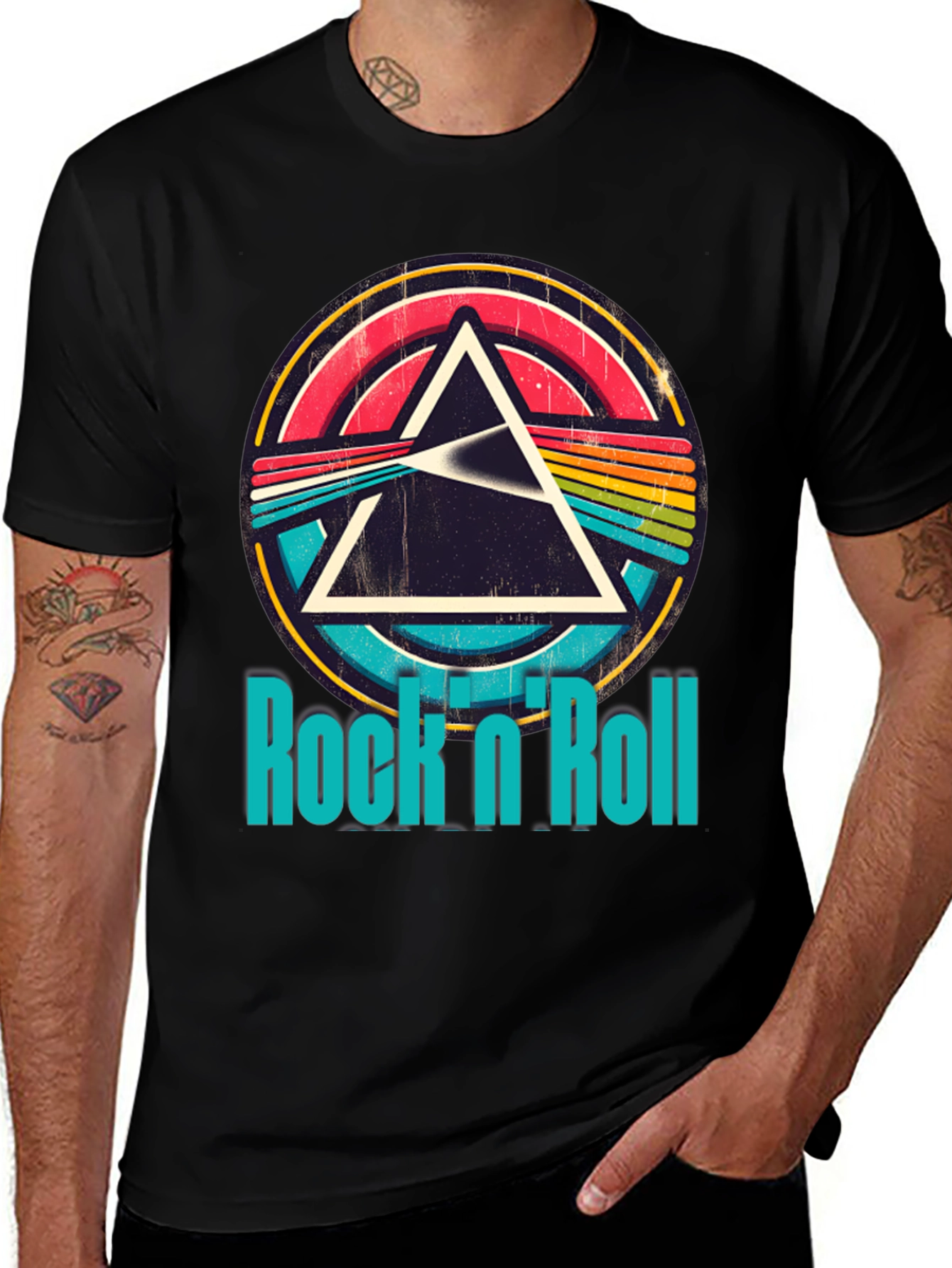 Variant 2 of Retro Rock n Roll Graphic T-Shirt
