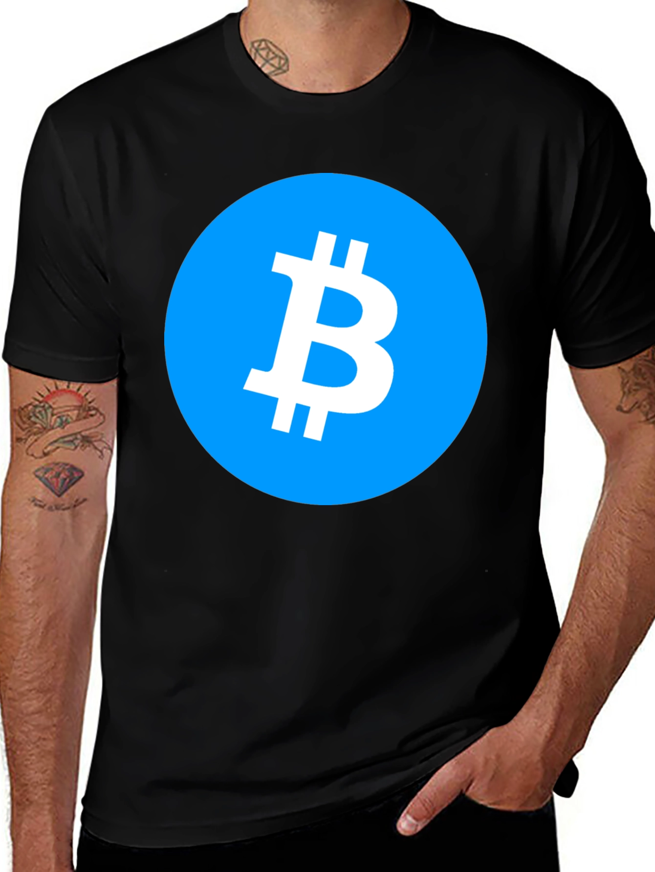 Variant 11 of Bitcoin Logo T-Shirt - Crypto Tee - Bitcoin Fan Apparel