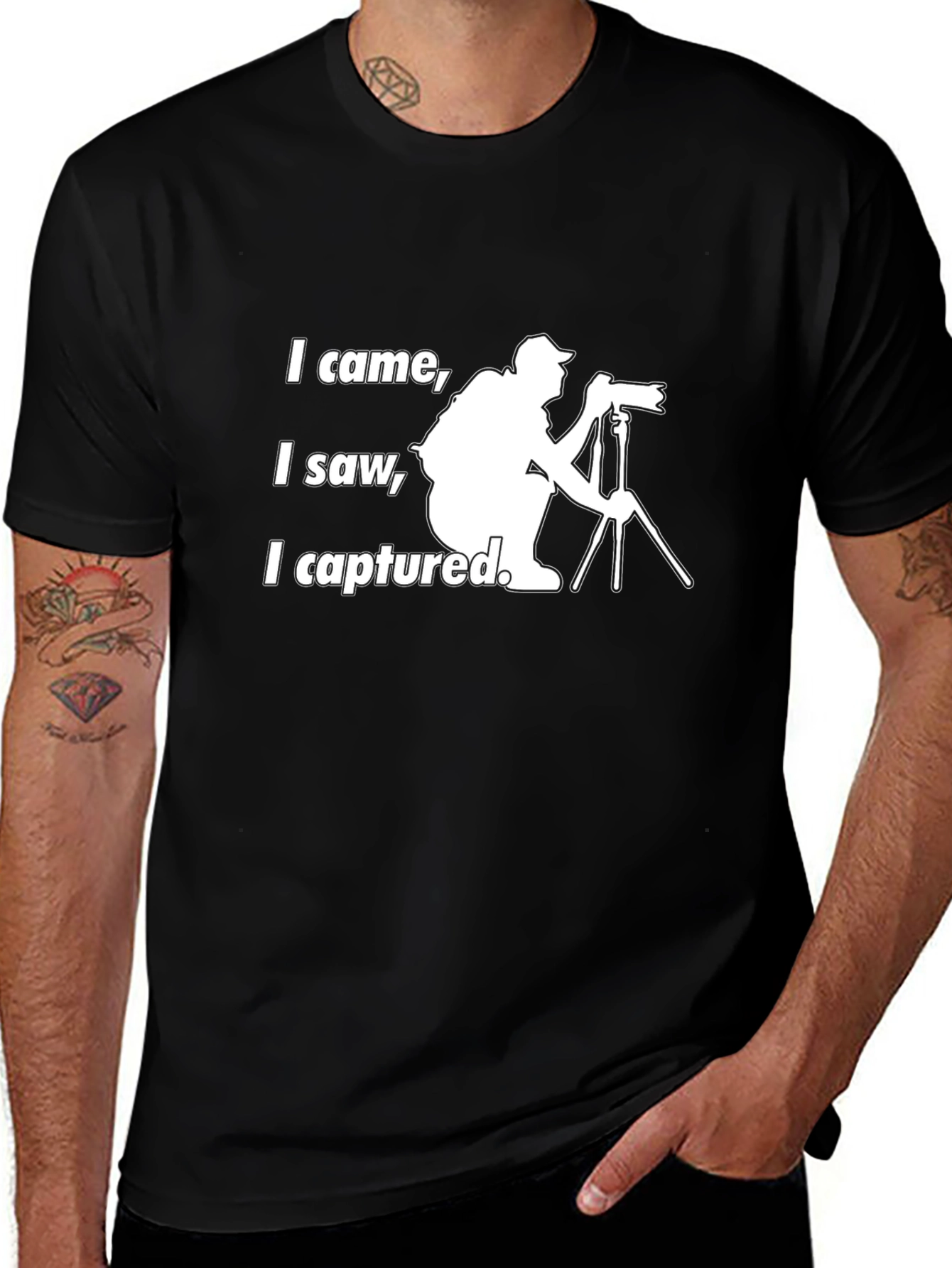 Variant 16 of Photographer T-Shirt - I Came, I Saw, I Captured
