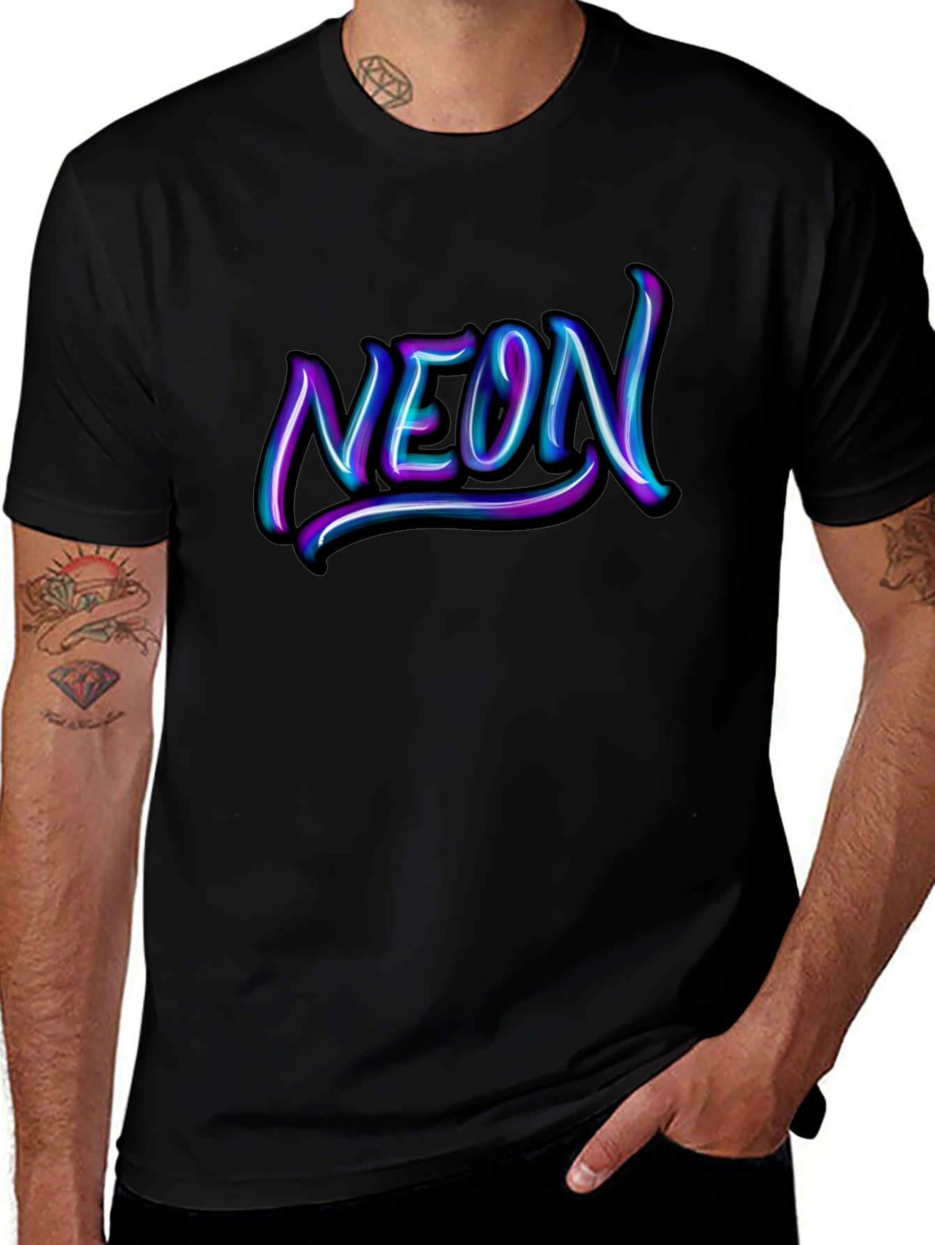 Variant 2 of Neon Graphic T-Shirt - Bold Style