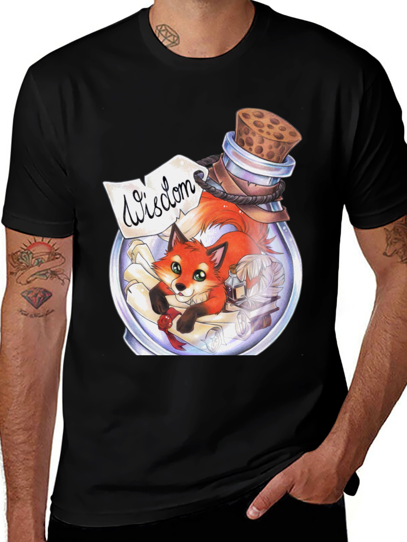 Variant 22 of Wisdom Fox Graphic T-Shirt
