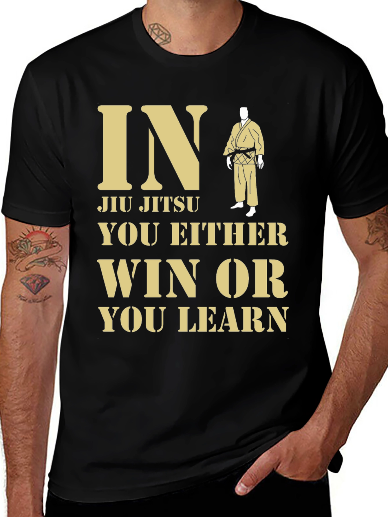 Jiu Jitsu Win/Learn Graphic T-Shirt