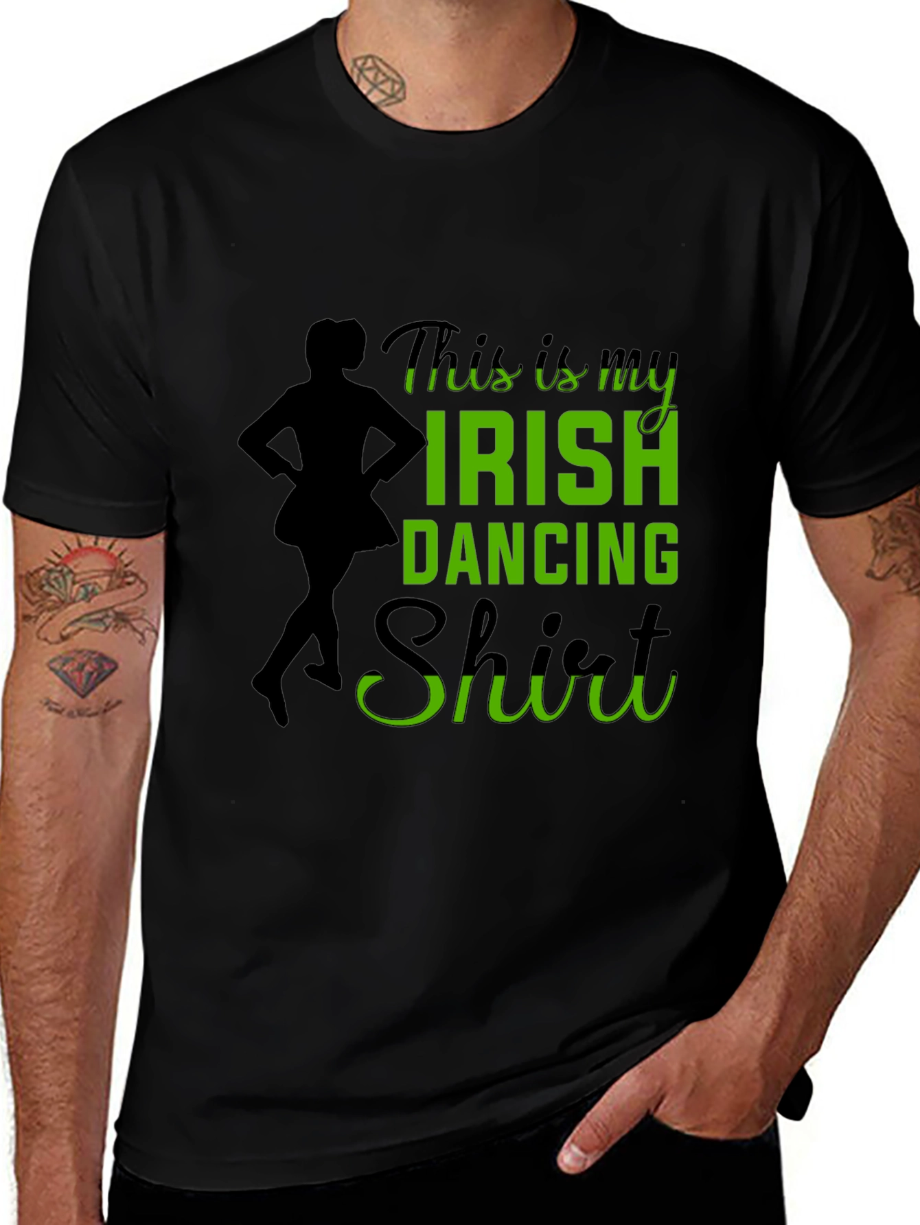 Variant 6 of Irish Dancing Shirt - Novelty Graphic Tee