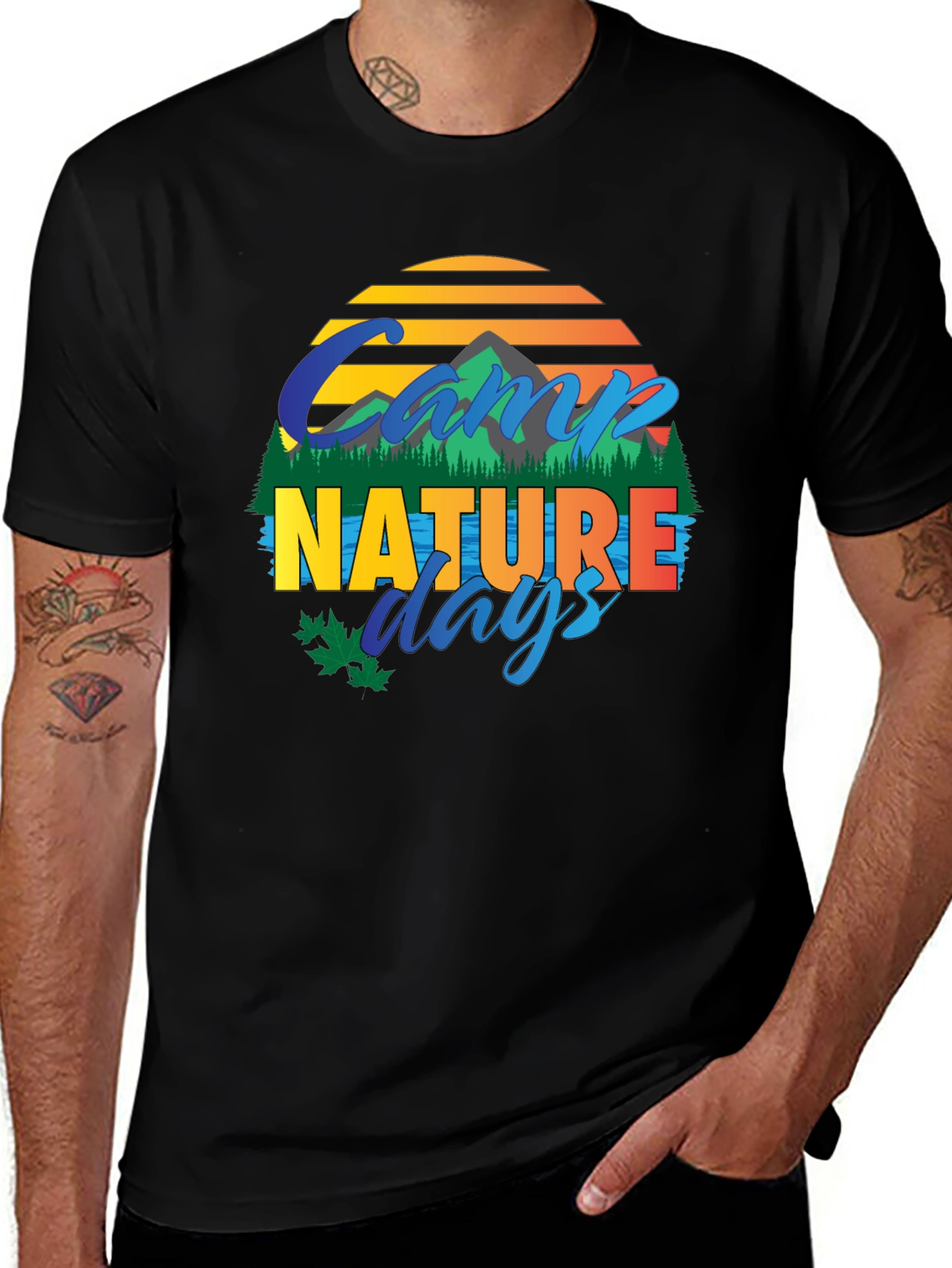Variant 13 of Camp Nature Days Graphic T-Shirt