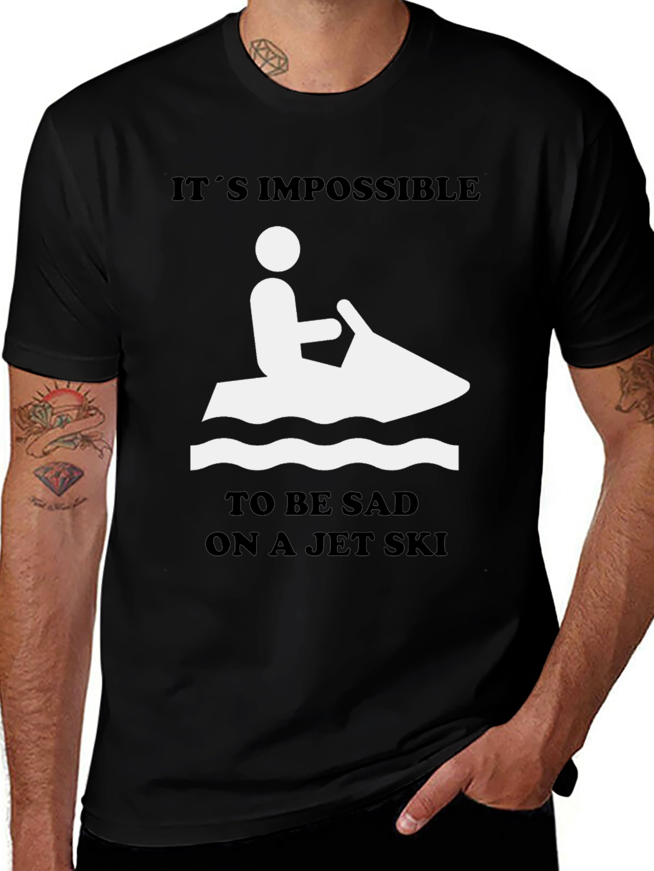 It's Impossible to Be Sad on a Jet Ski T-Shirt